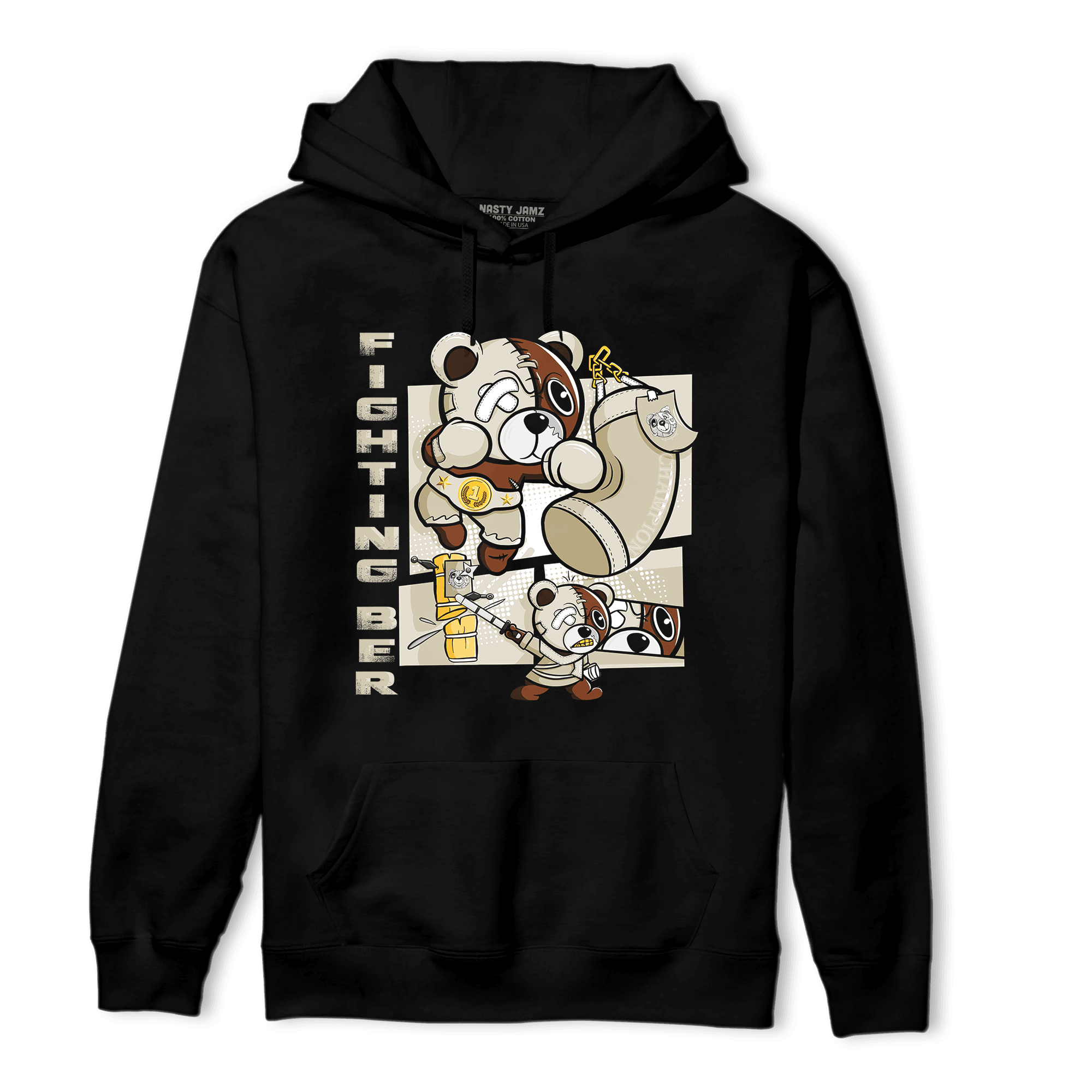 Gratitude 11s Hoodie Match BER Fighting Boxing - NastyJamz