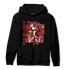 Cherry 12s Hoodie Match BER Fighting Boxing - NastyJamz