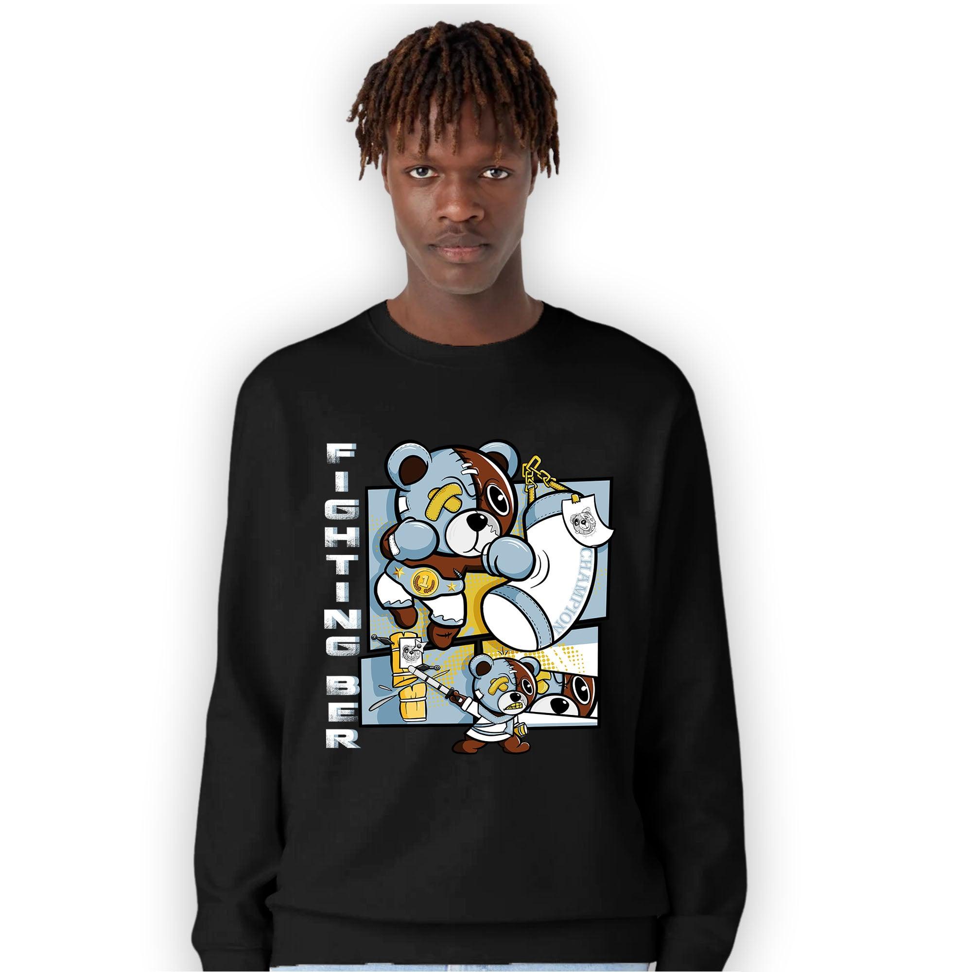 Blue Grey 13s Sweatshirt Match BER Fighting Boxing - NastyJamz