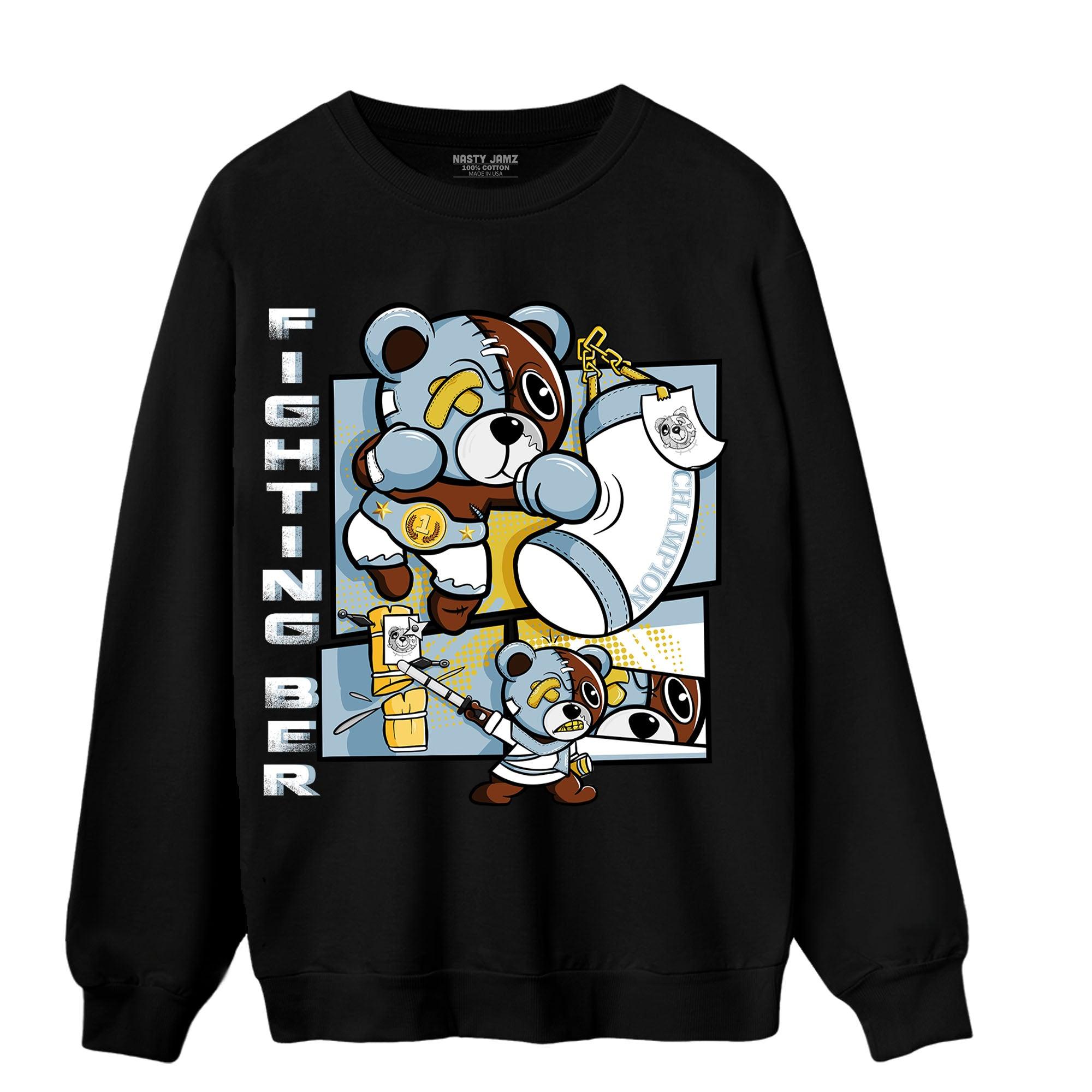 Blue Grey 13s Sweatshirt Match BER Fighting Boxing - NastyJamz