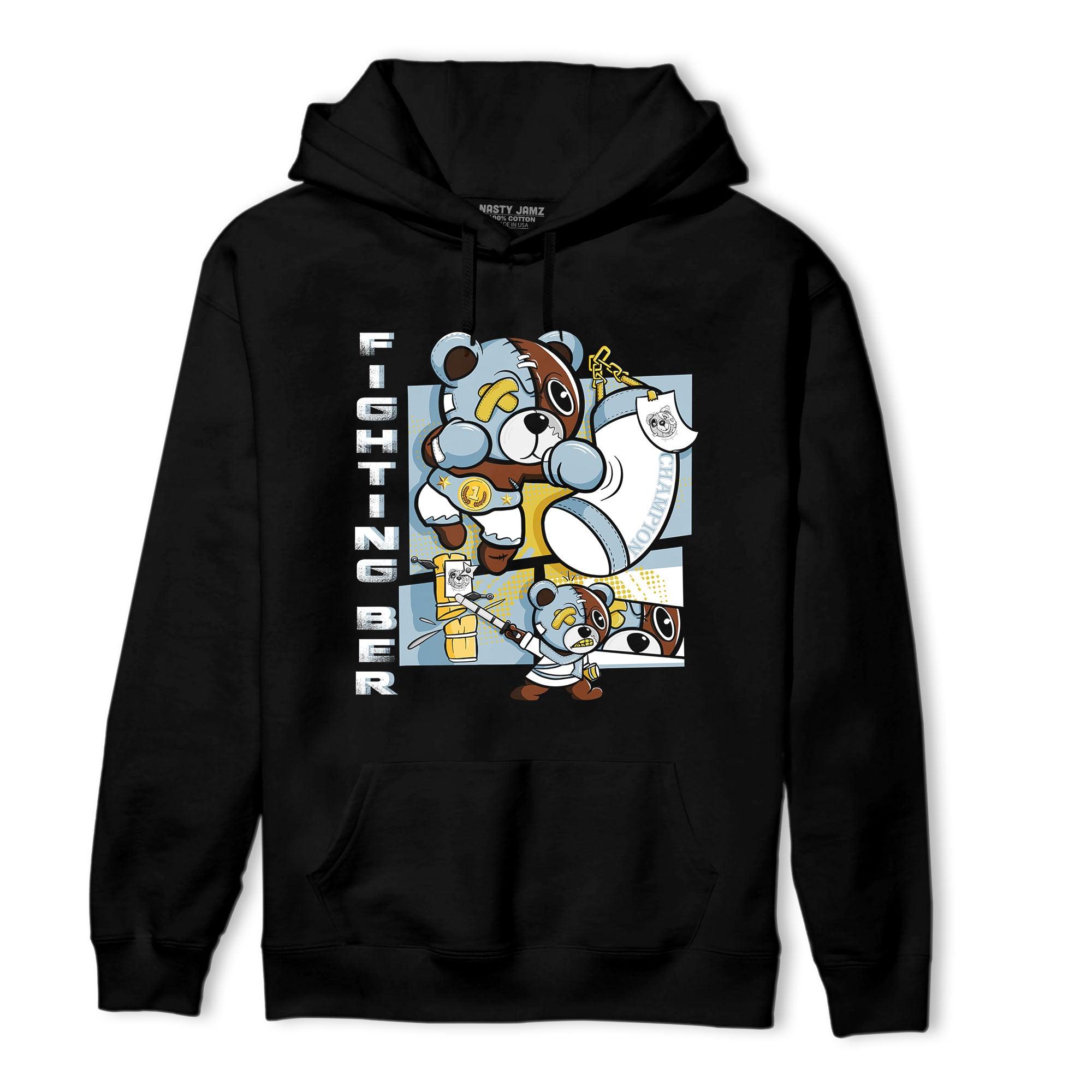 Blue Grey 13s Hoodie Match BER Fighting Boxing - NastyJamz