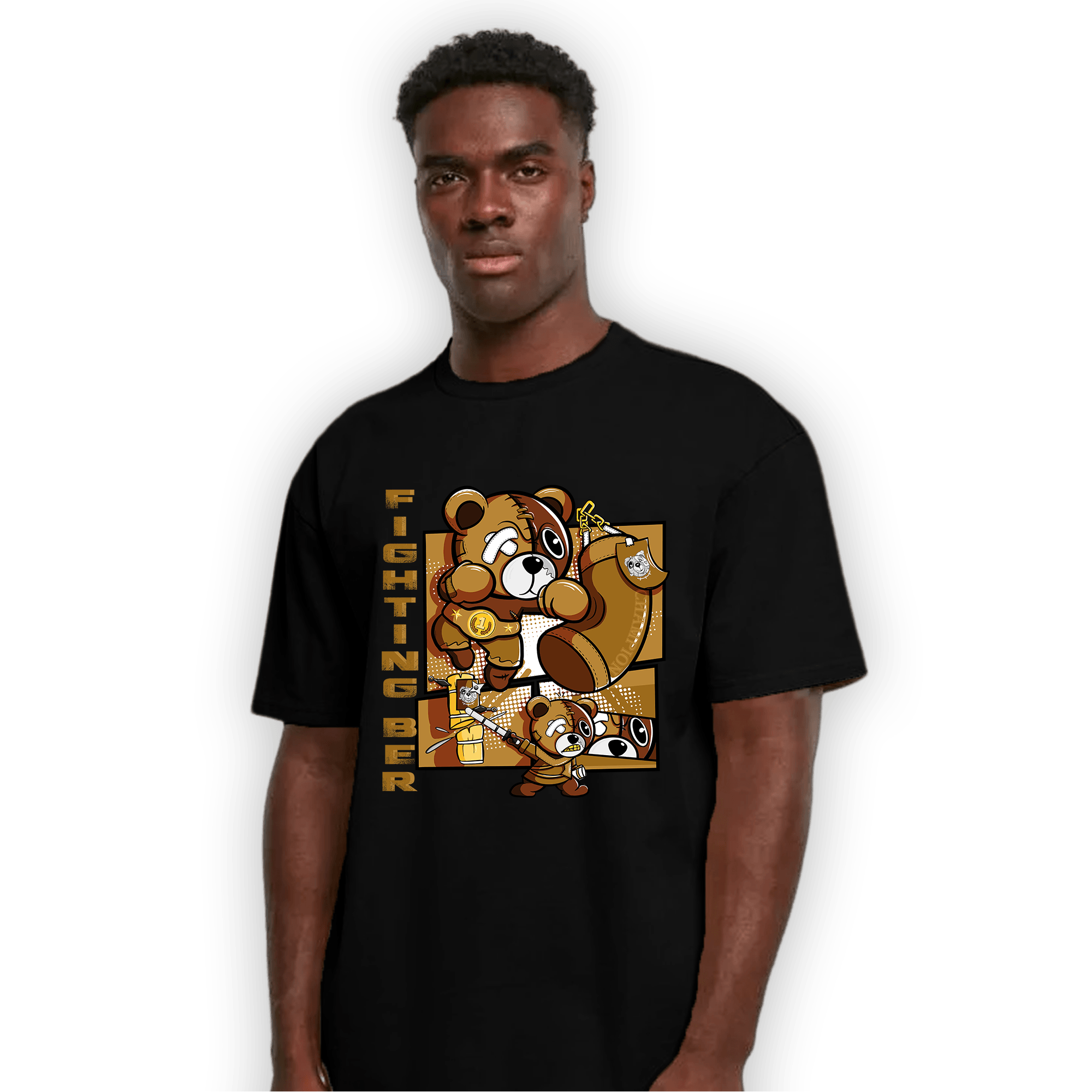 Wheat 13s T Shirt Match BER Fighting Boxing - NastyJamz