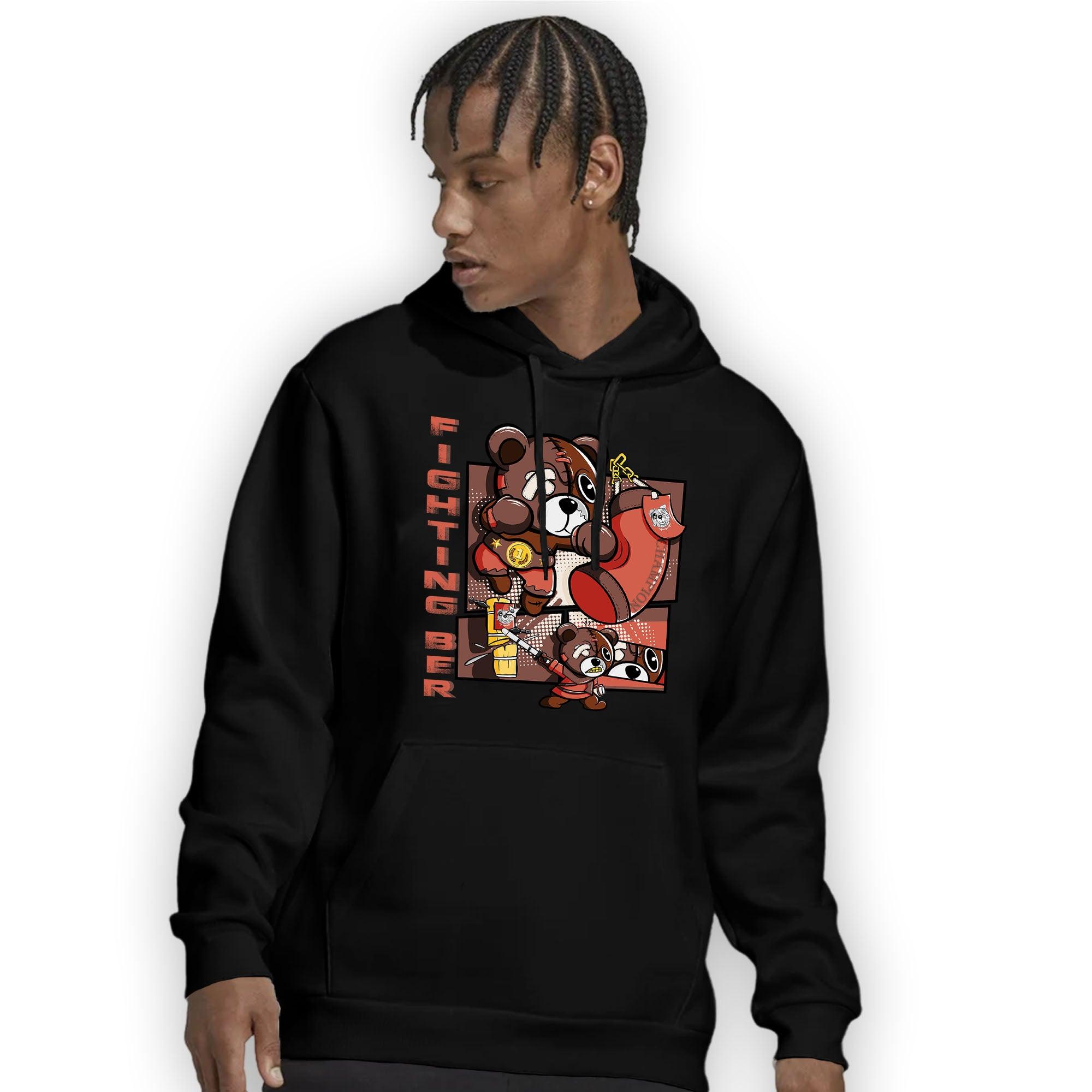 High OG Dusted Clay 1s Hoodie Match BER Fighting Boxing - NastyJamz