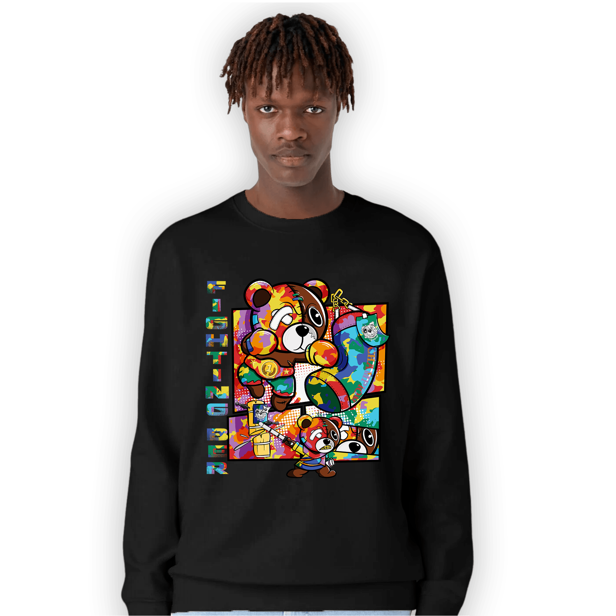 Mid GS Six Championships 1s Sweatshirt Match BER Fighting Boxing - NastyJamz