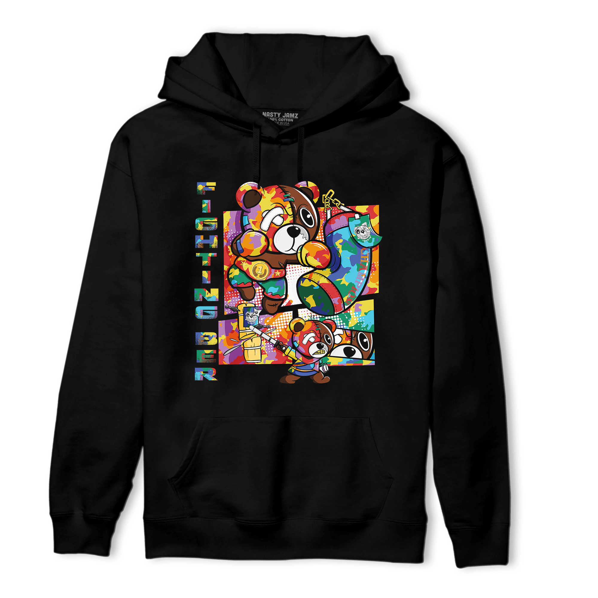 Mid GS Six Championships 1s Hoodie Match BER Fighting Boxing - NastyJamz