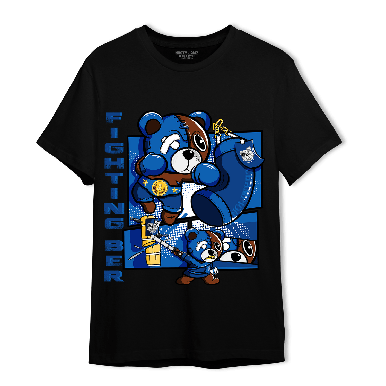 Royal Reimagined 1s T Shirt Match BER Fighting Boxing - NastyJamz