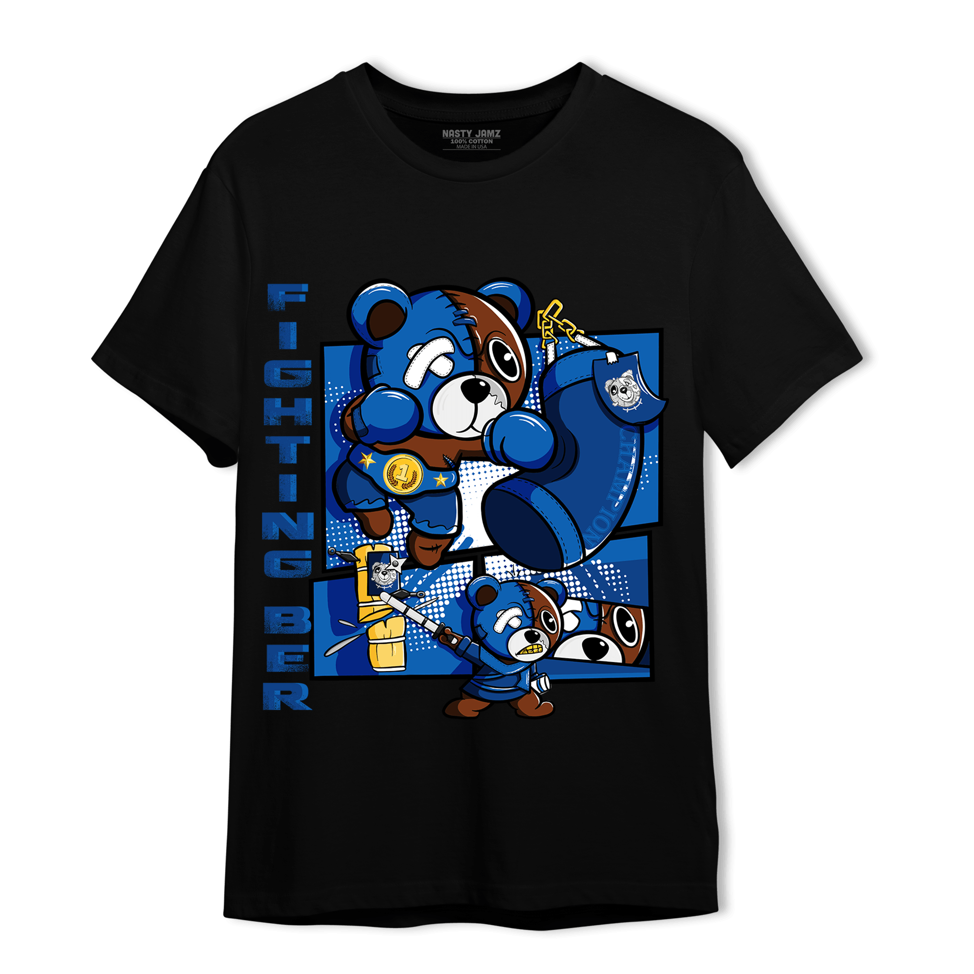 Royal Reimagined 1s T Shirt Match BER Fighting Boxing - NastyJamz