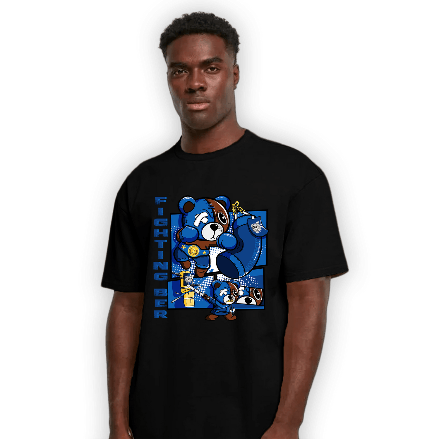 Royal Reimagined 1s T Shirt Match BER Fighting Boxing - NastyJamz