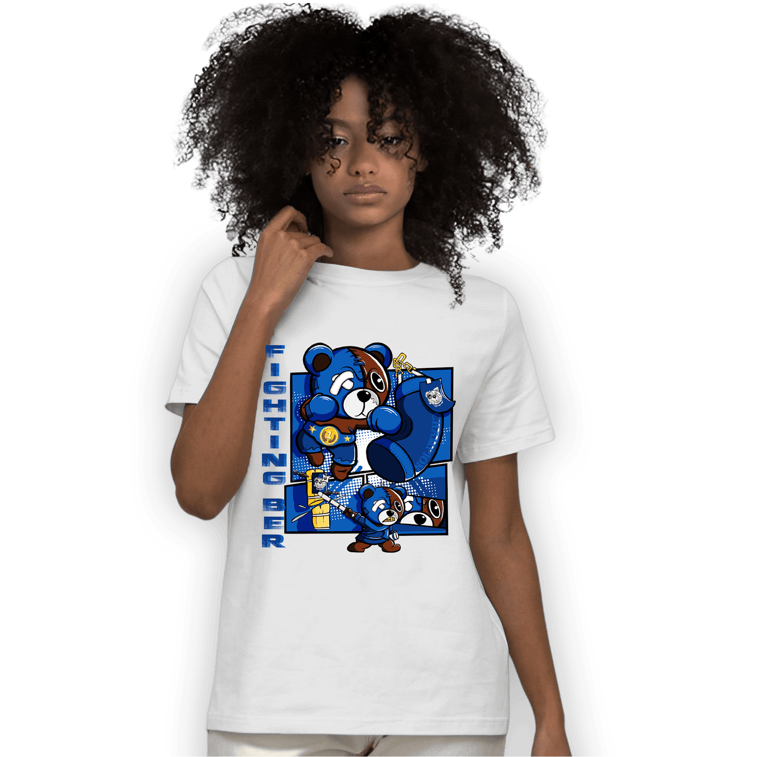 Royal Reimagined 1s T Shirt Match BER Fighting Boxing - NastyJamz