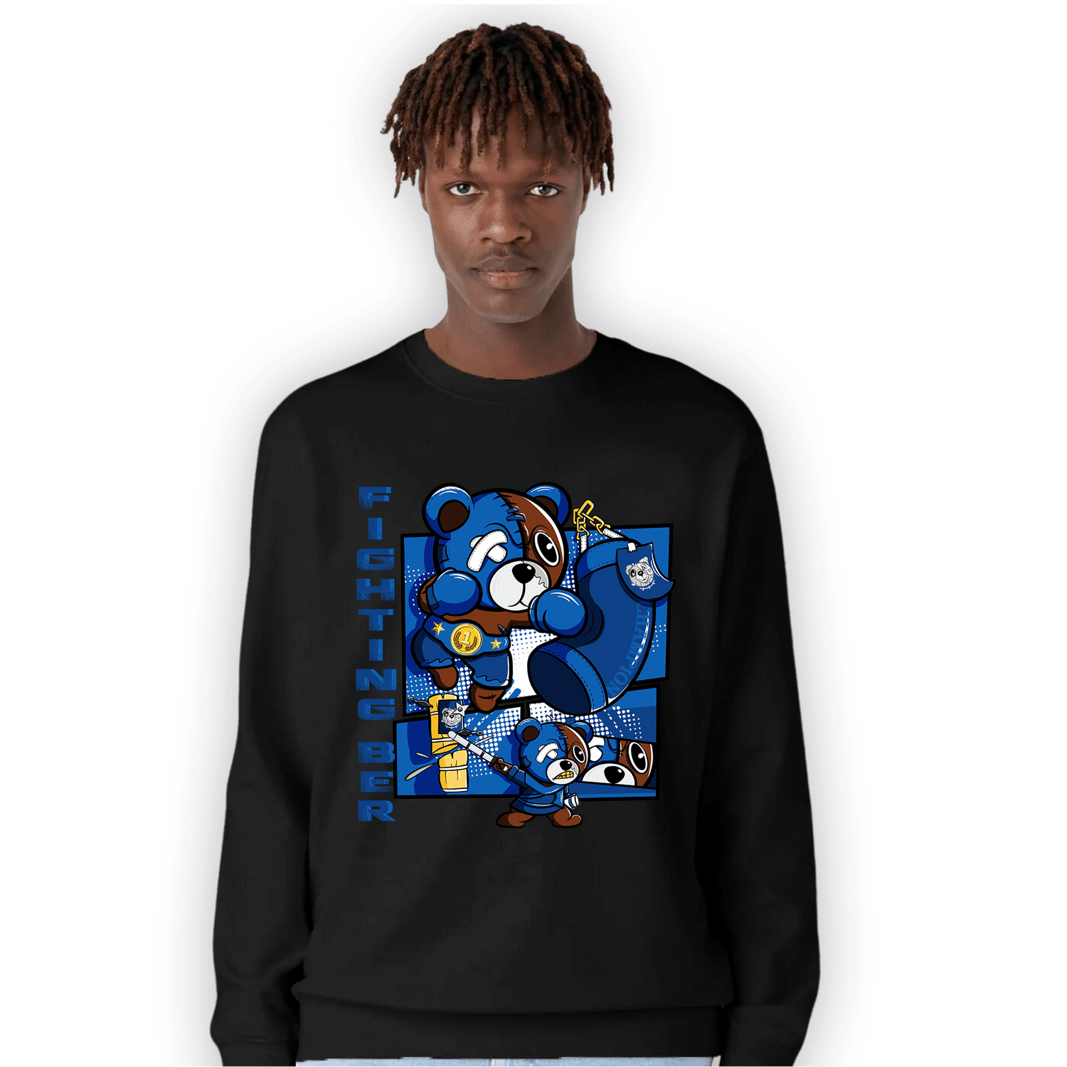 Royal Reimagined 1s Sweatshirt Match BER Fighting Boxing - NastyJamz