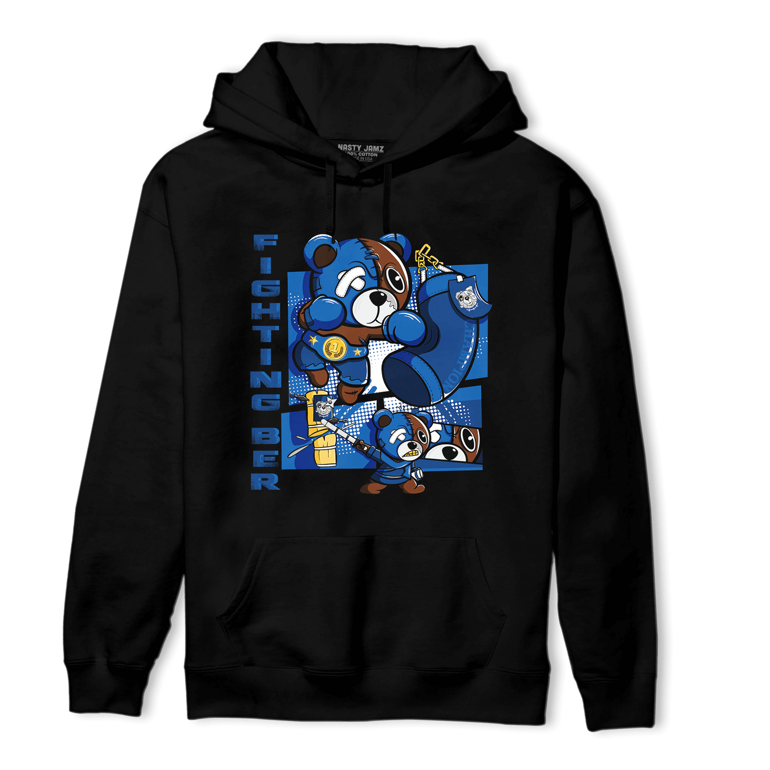 Royal Reimagined 1s Hoodie Match BER Fighting Boxing - NastyJamz