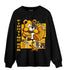 Yellow Ochre 1s Sweatshirt Match BER Fighting Boxing - NastyJamz