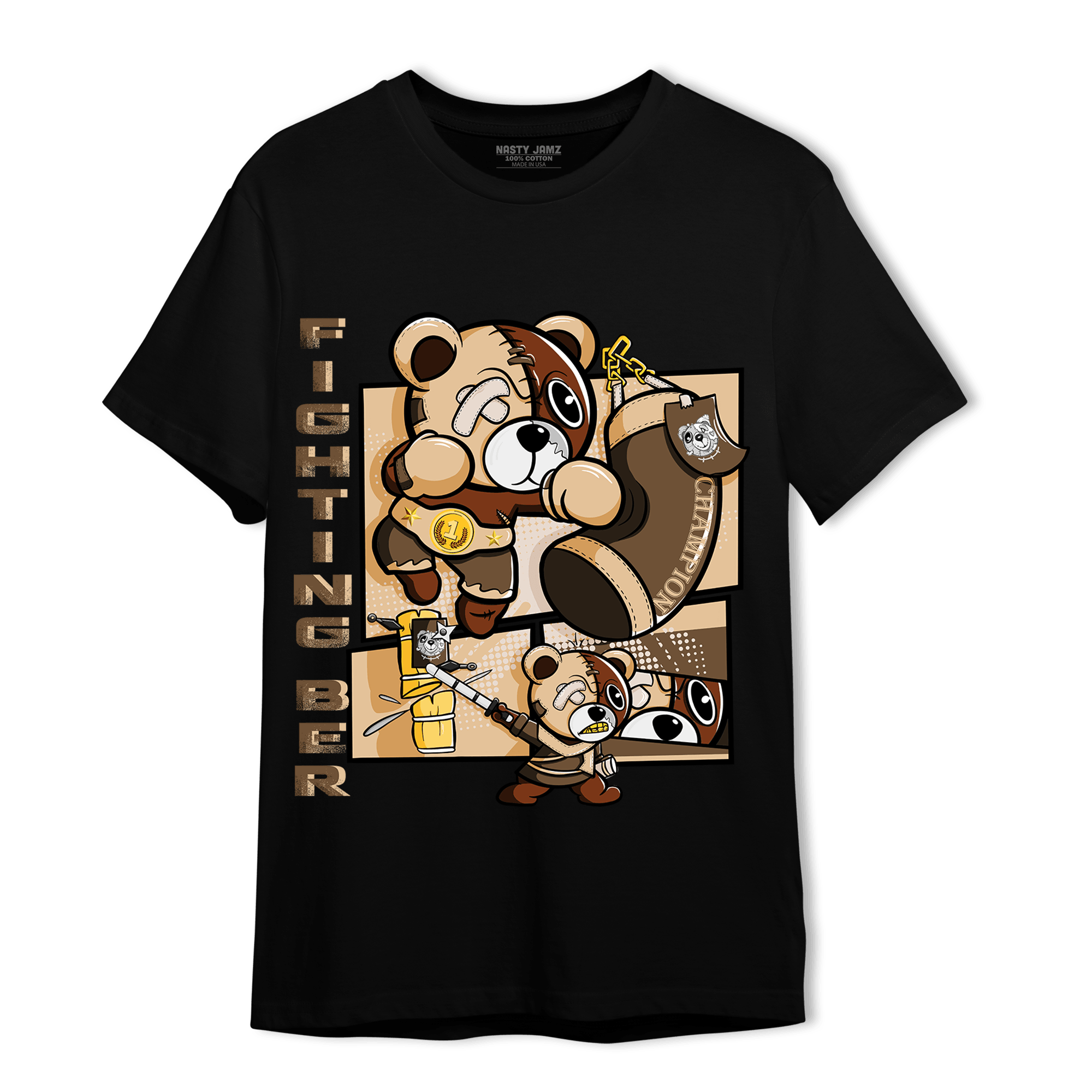 Palomino 3s T Shirt Match BER Fighting Boxing - NastyJamz