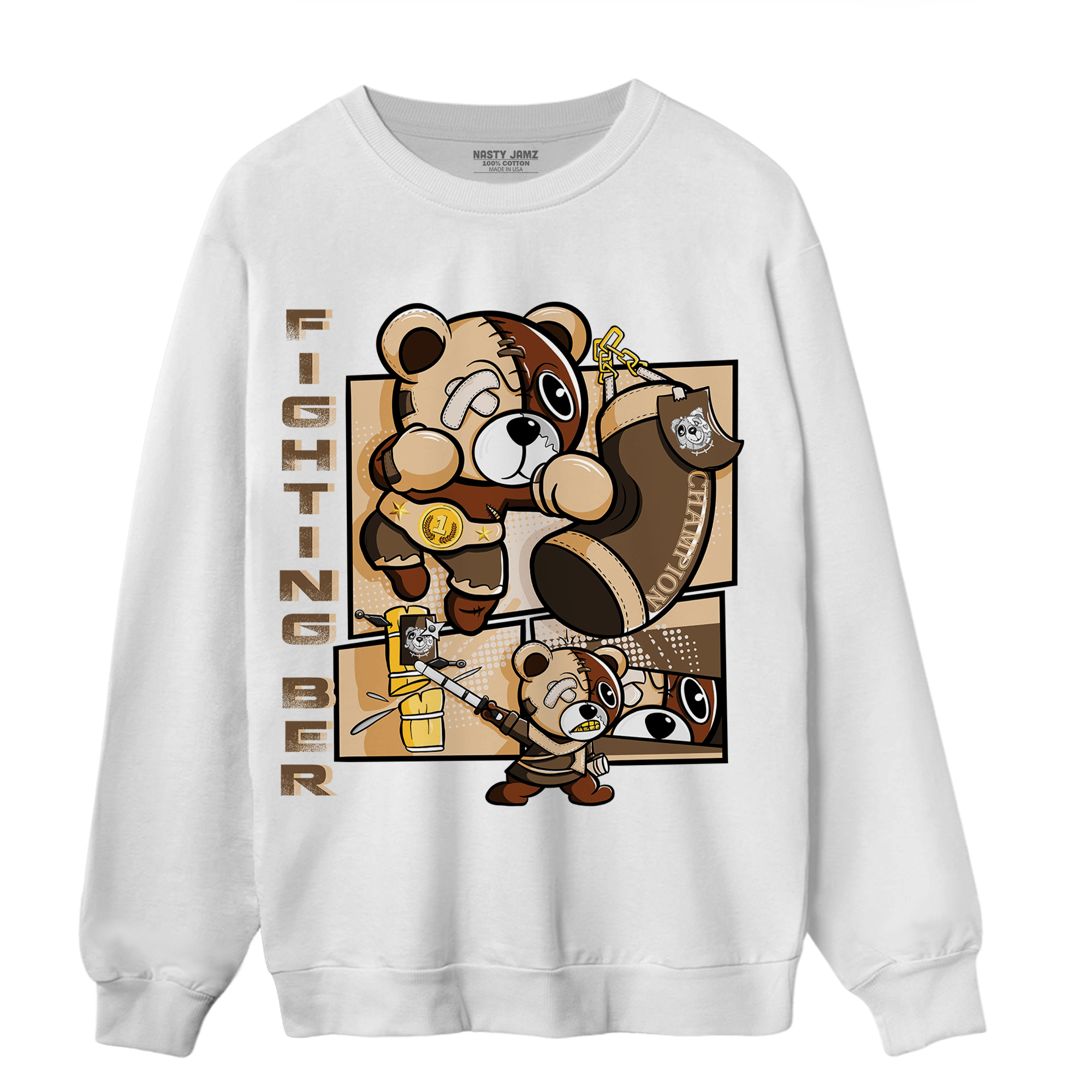 Palomino 3s Sweatshirt Match BER Fighting Boxing - NastyJamz