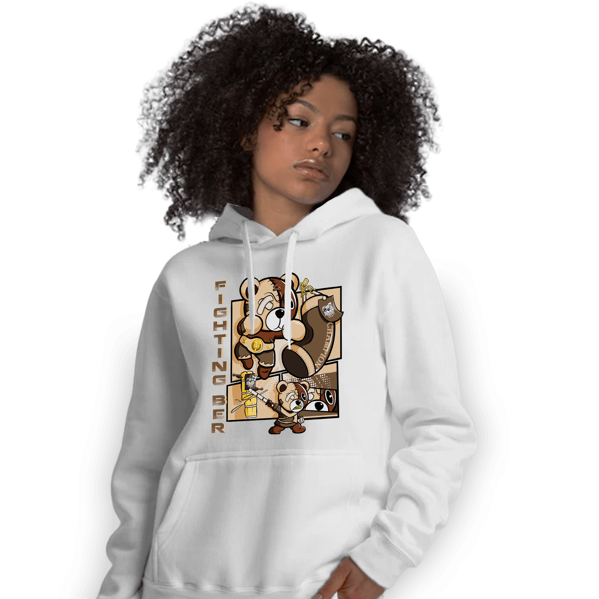 Palomino 3s Hoodie Match BER Fighting Boxing - NastyJamz