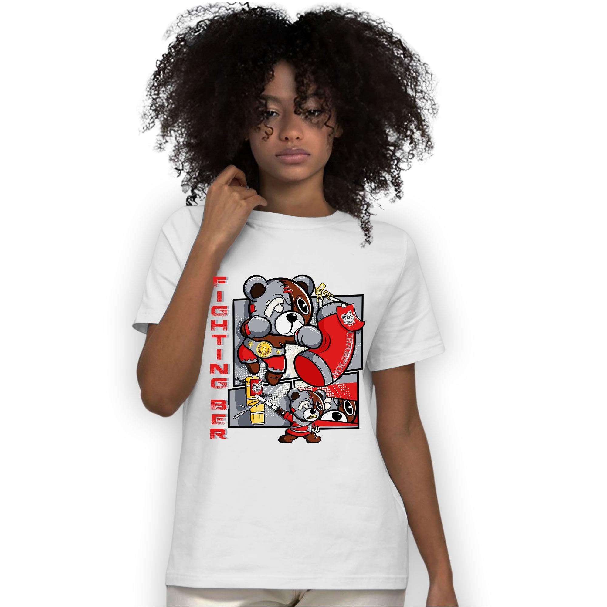 Bred Reimagined 4s T Shirt Match BER Fighting Boxing - NastyJamz