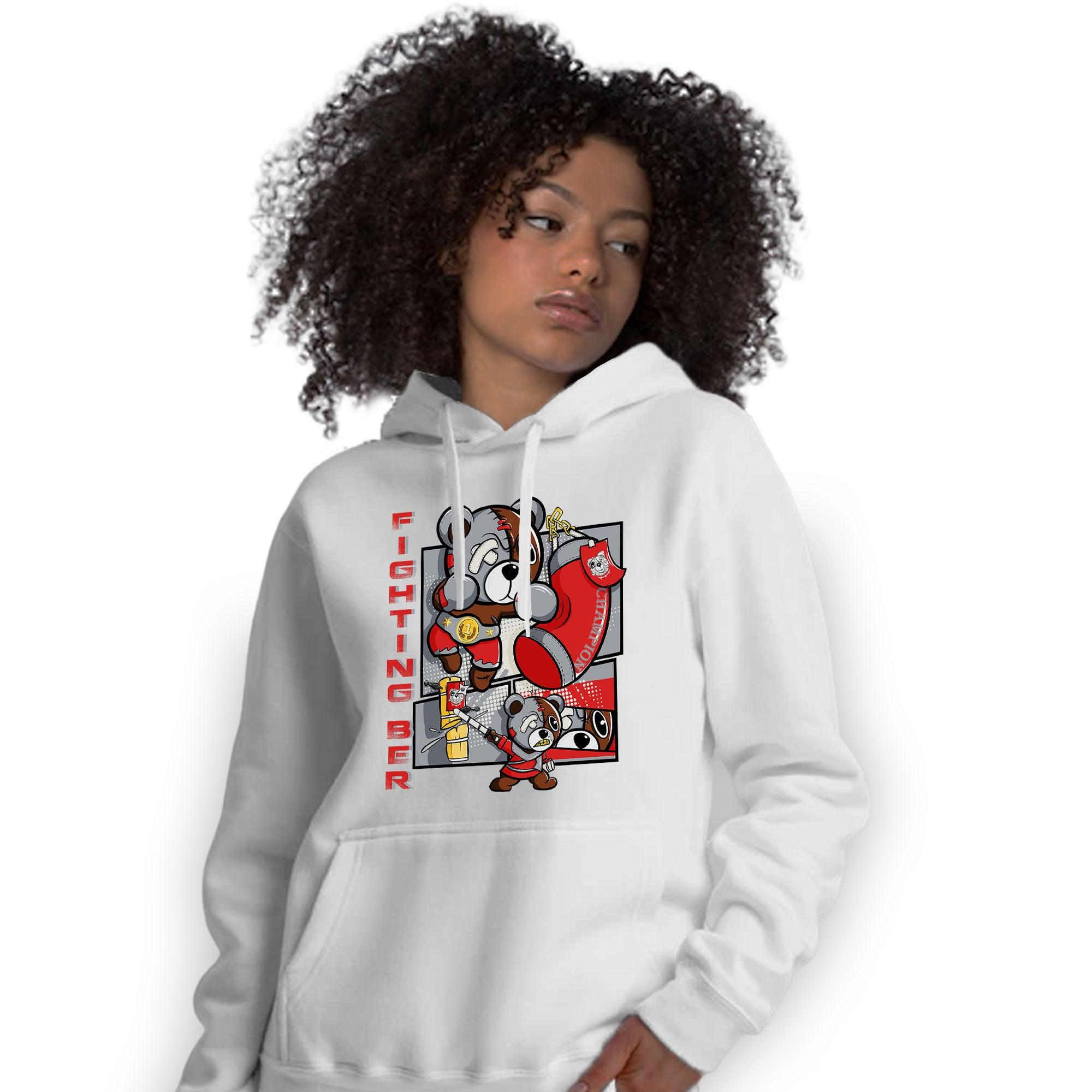 Bred Reimagined 4s Hoodie Match BER Fighting Boxing - NastyJamz