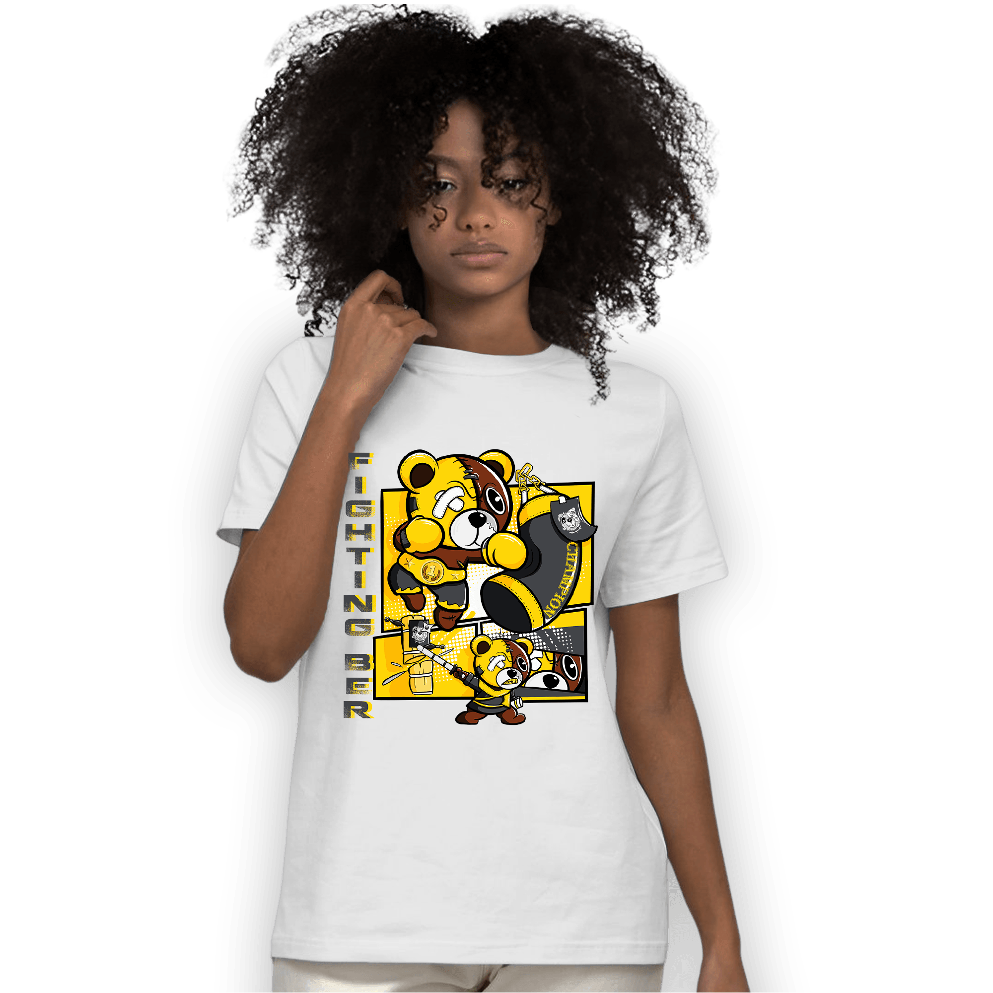 Thunder 4s T Shirt Match BER Fighting Boxing - NastyJamz