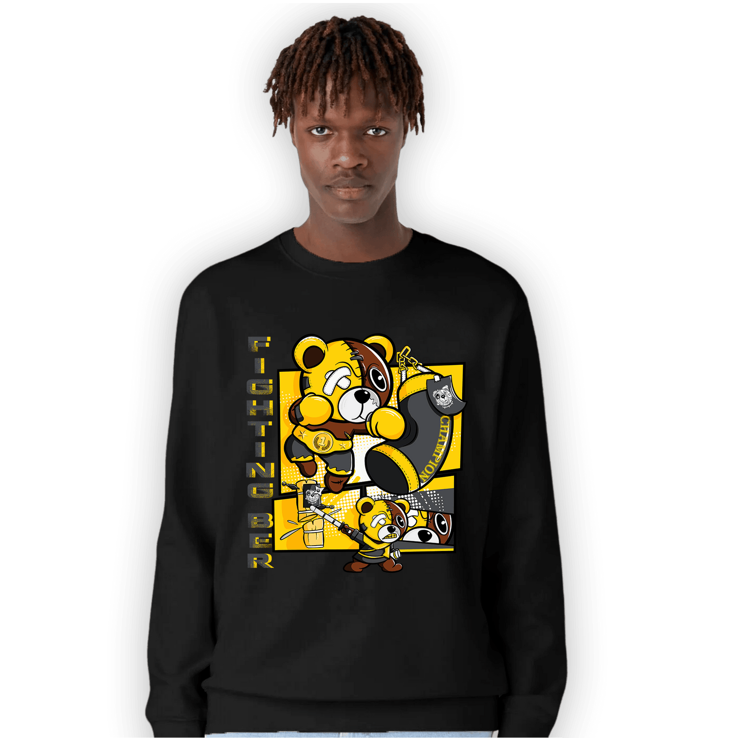 Thunder 4s Sweatshirt Match BER Fighting Boxing - NastyJamz
