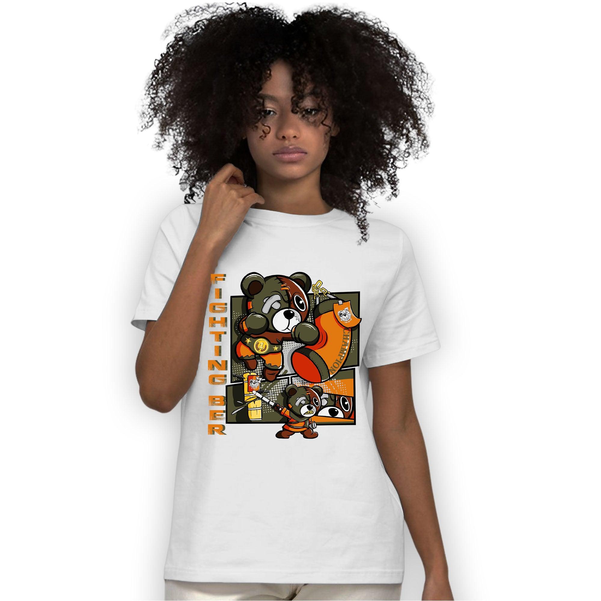 Olive 5s T Shirt Match BER Fighting Boxing - NastyJamz