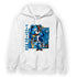 Powder Blue 9s Hoodie Match BER Fighting Boxing - NastyJamz