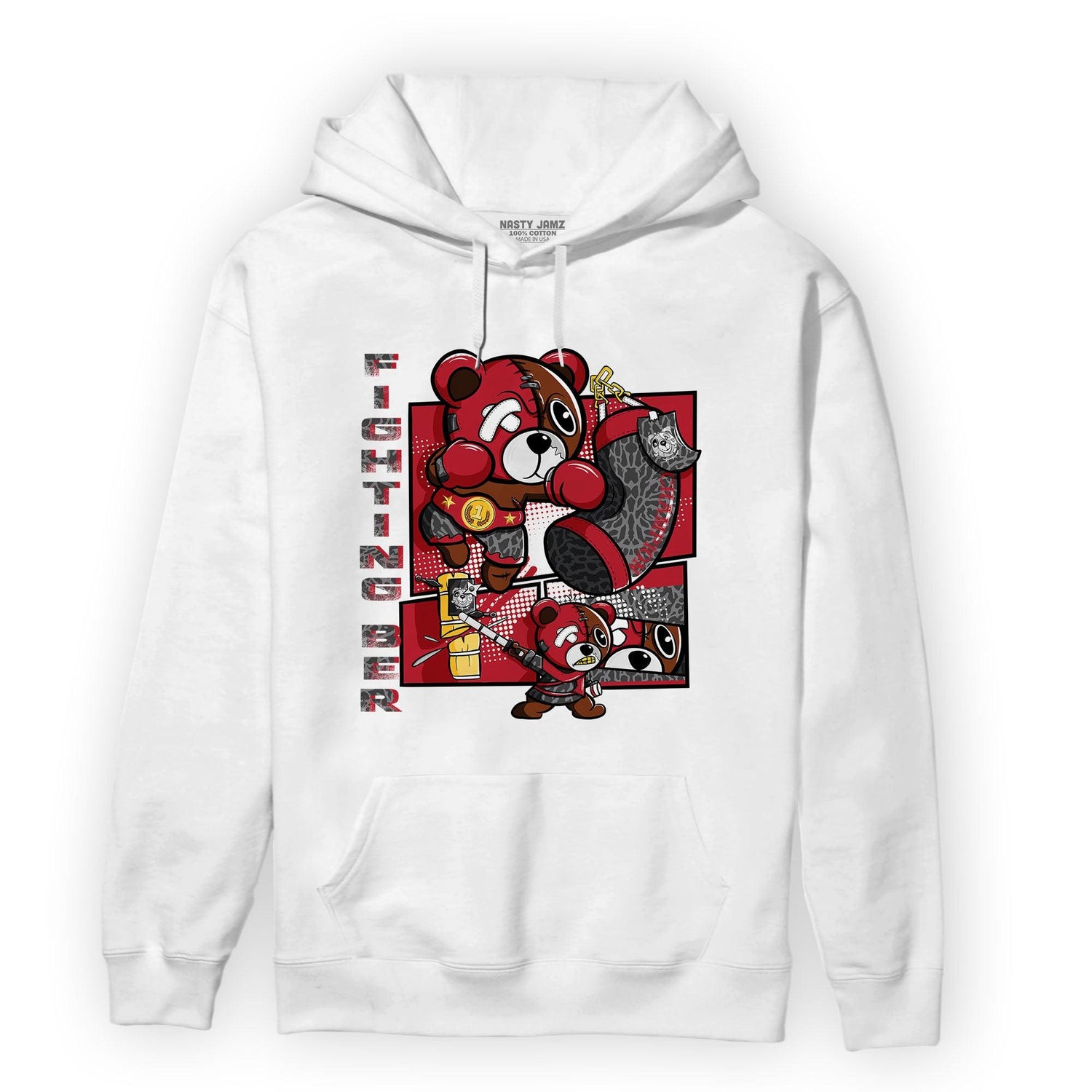 Spizike Low Bred Hoodie Match BER Fighting Boxing - NastyJamz