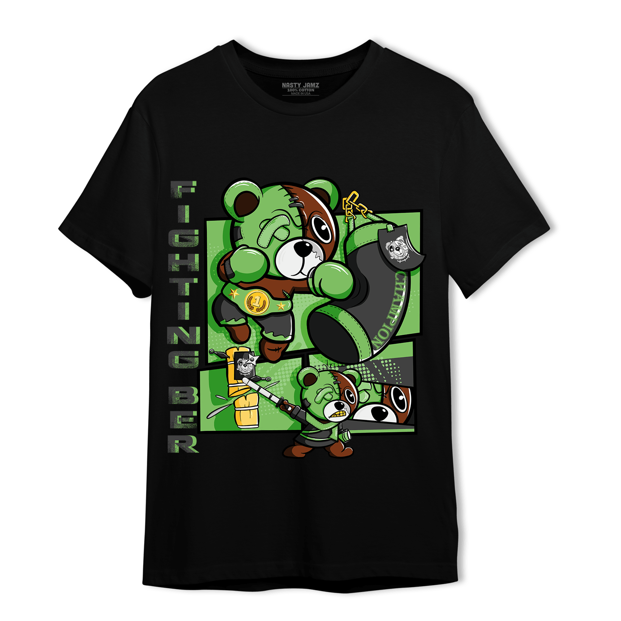 SB Dunk Buttercup T Shirt Match BER Fighting Boxing - NastyJamz