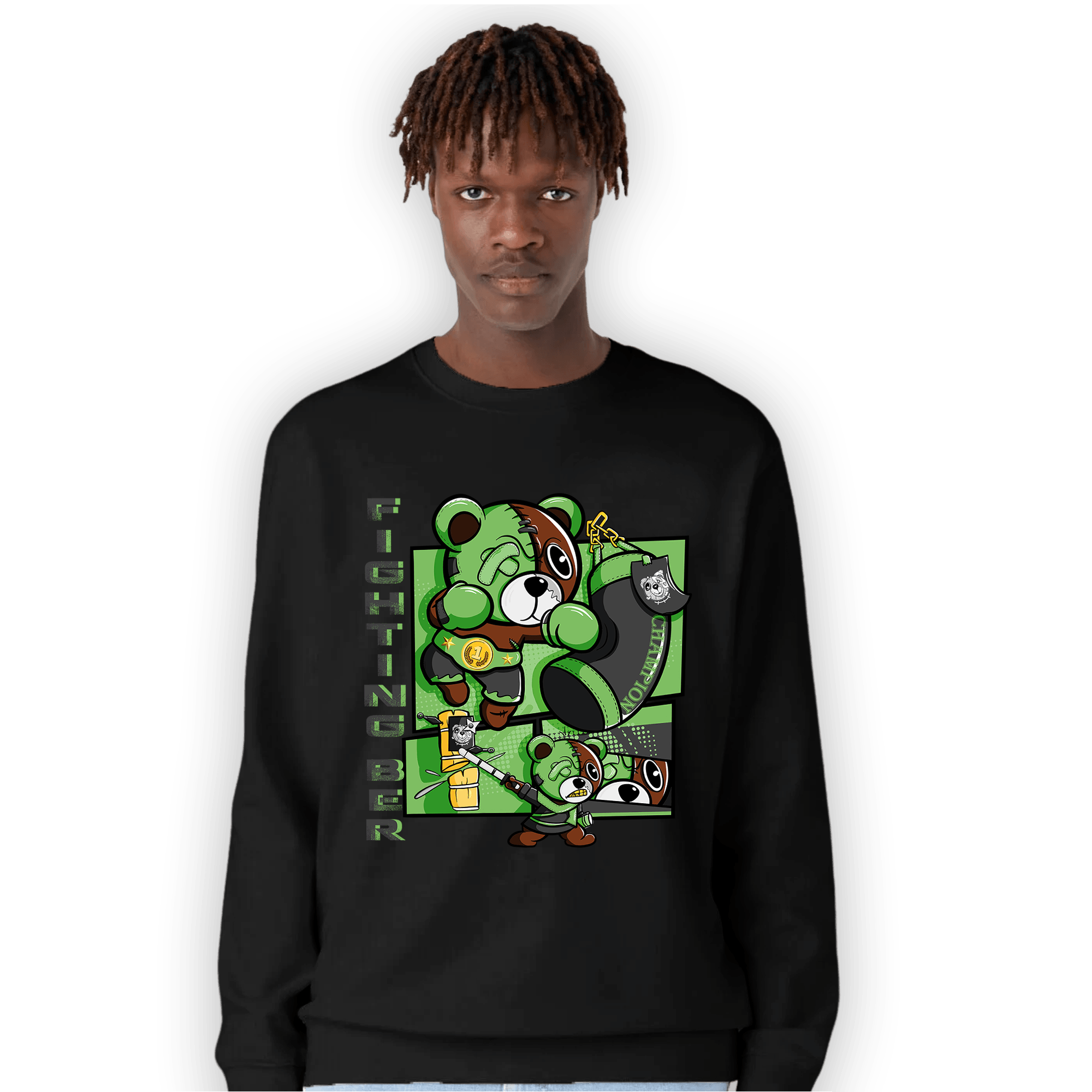 SB Dunk Buttercup Sweatshirt Match BER Fighting Boxing - NastyJamz
