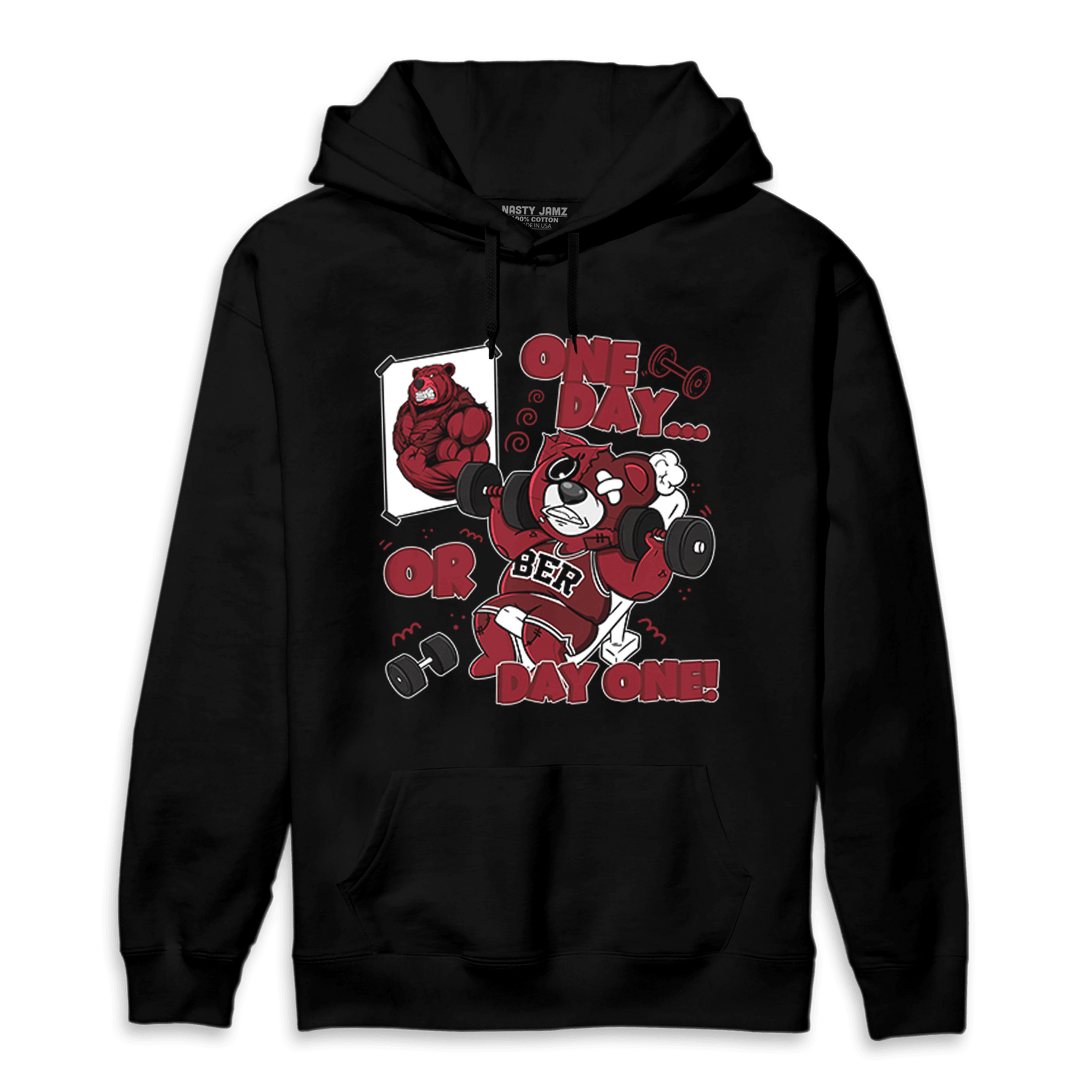 Cherry 12s Hoodie Match BER Gymmer - NastyJamz