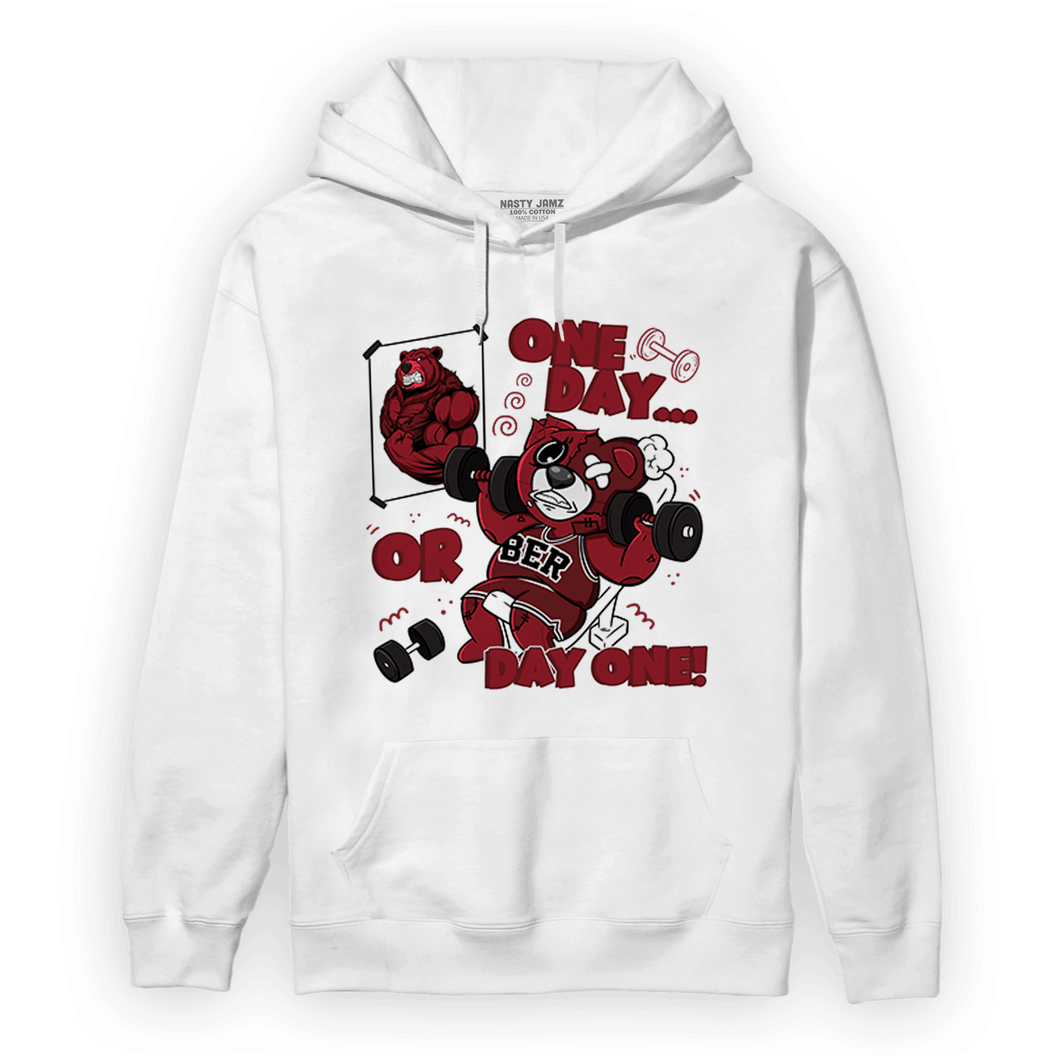 Cherry 12s Hoodie Match BER Gymmer - NastyJamz