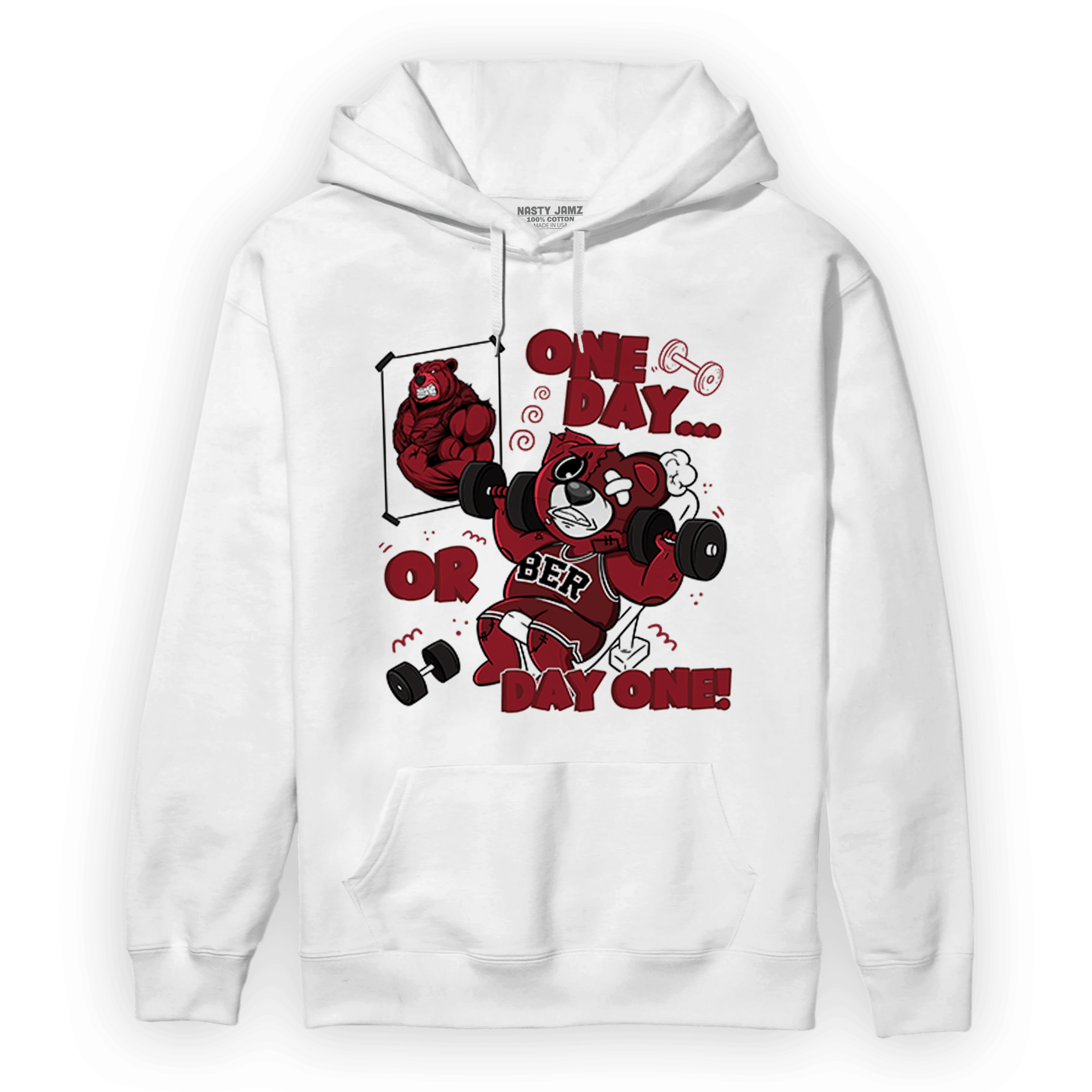 Cherry 12s Hoodie Match BER Gymmer - NastyJamz