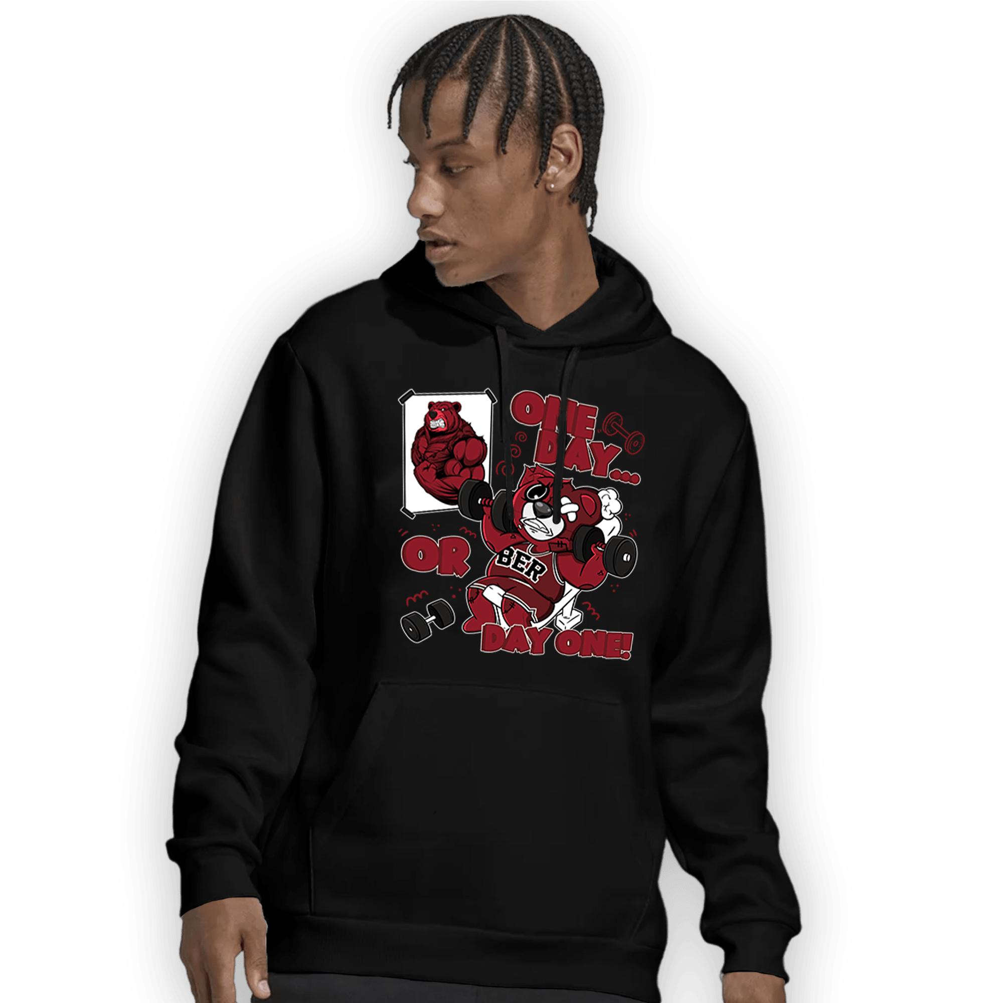 Cherry 12s Hoodie Match BER Gymmer - NastyJamz