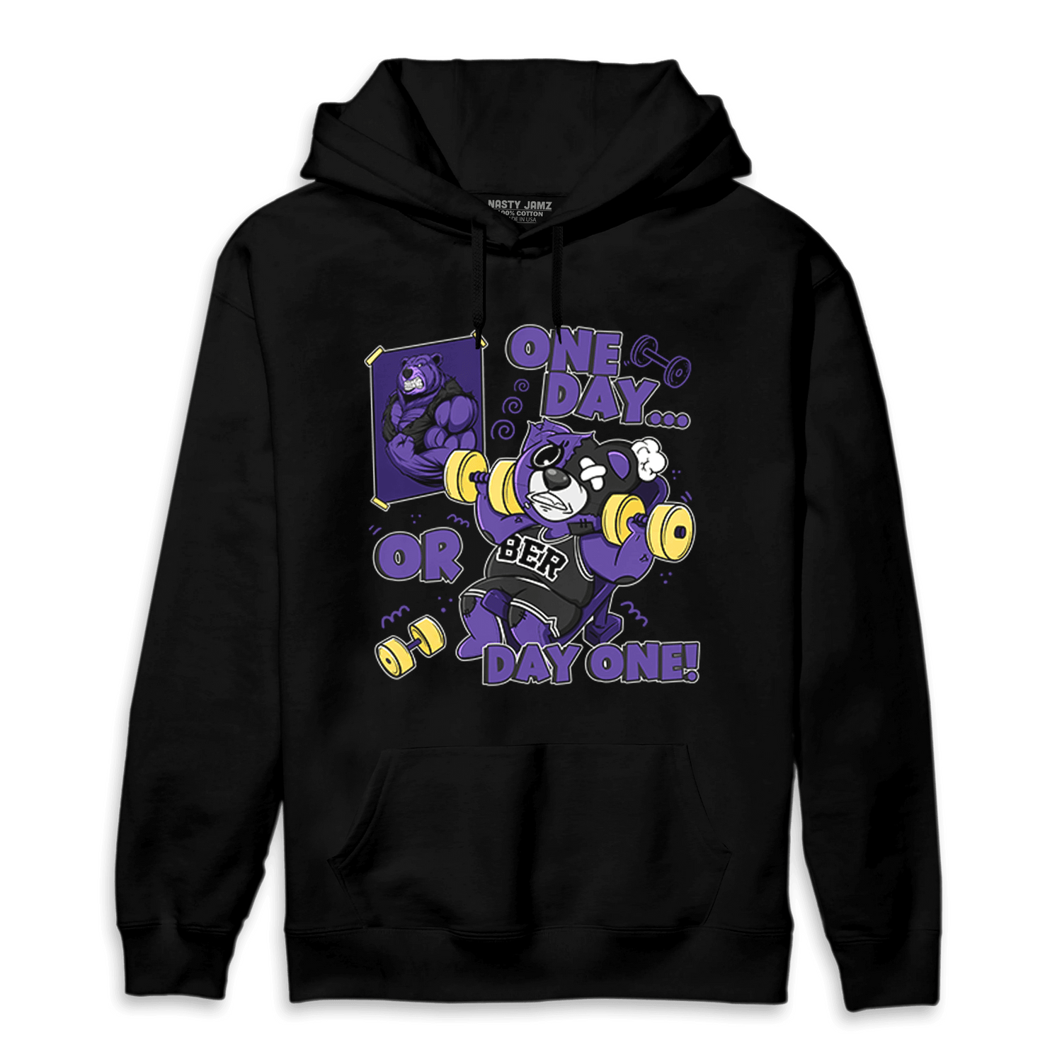 Field Purple 12s Hoodie Match BER Gymmer - NastyJamz
