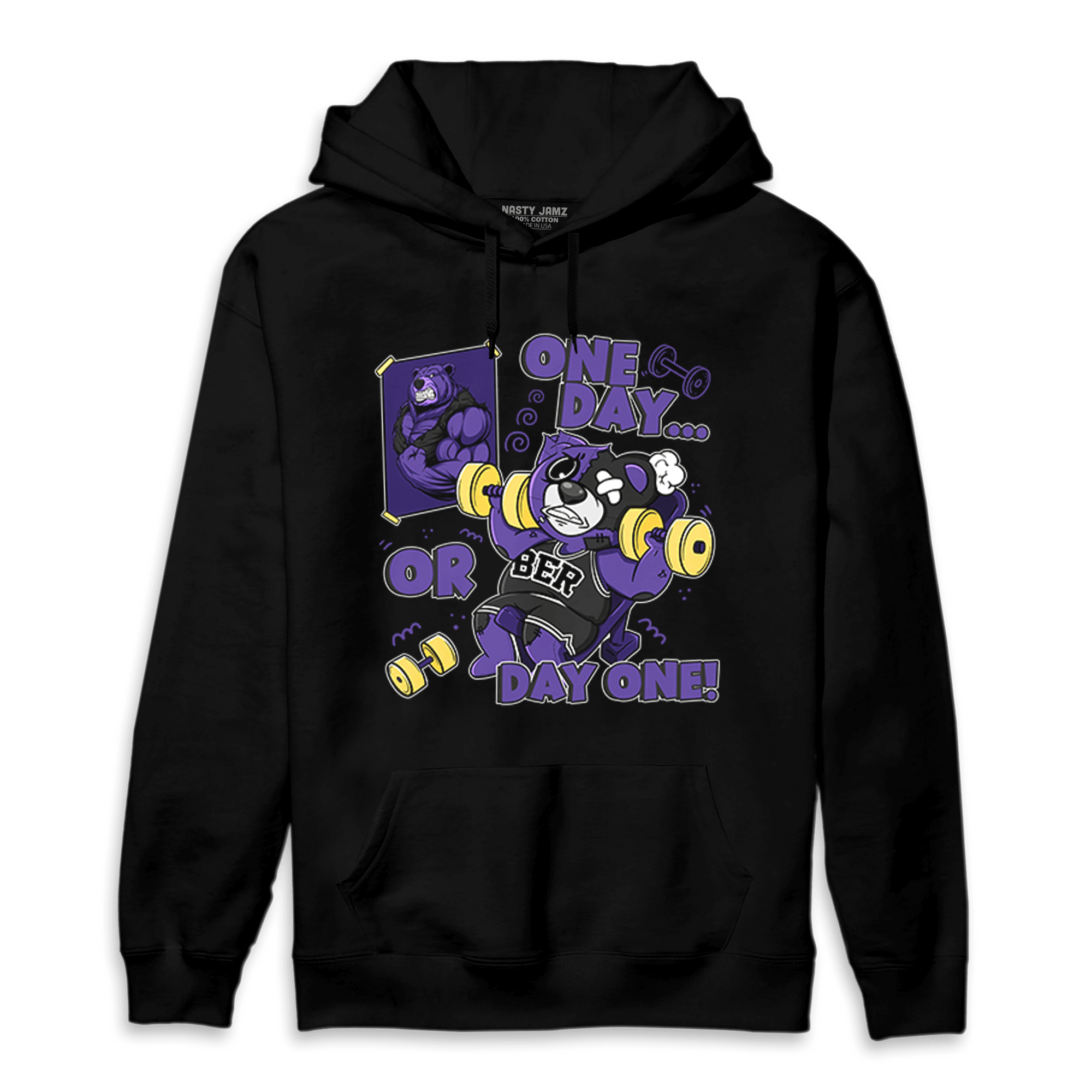 Field Purple 12s Hoodie Match BER Gymmer - NastyJamz