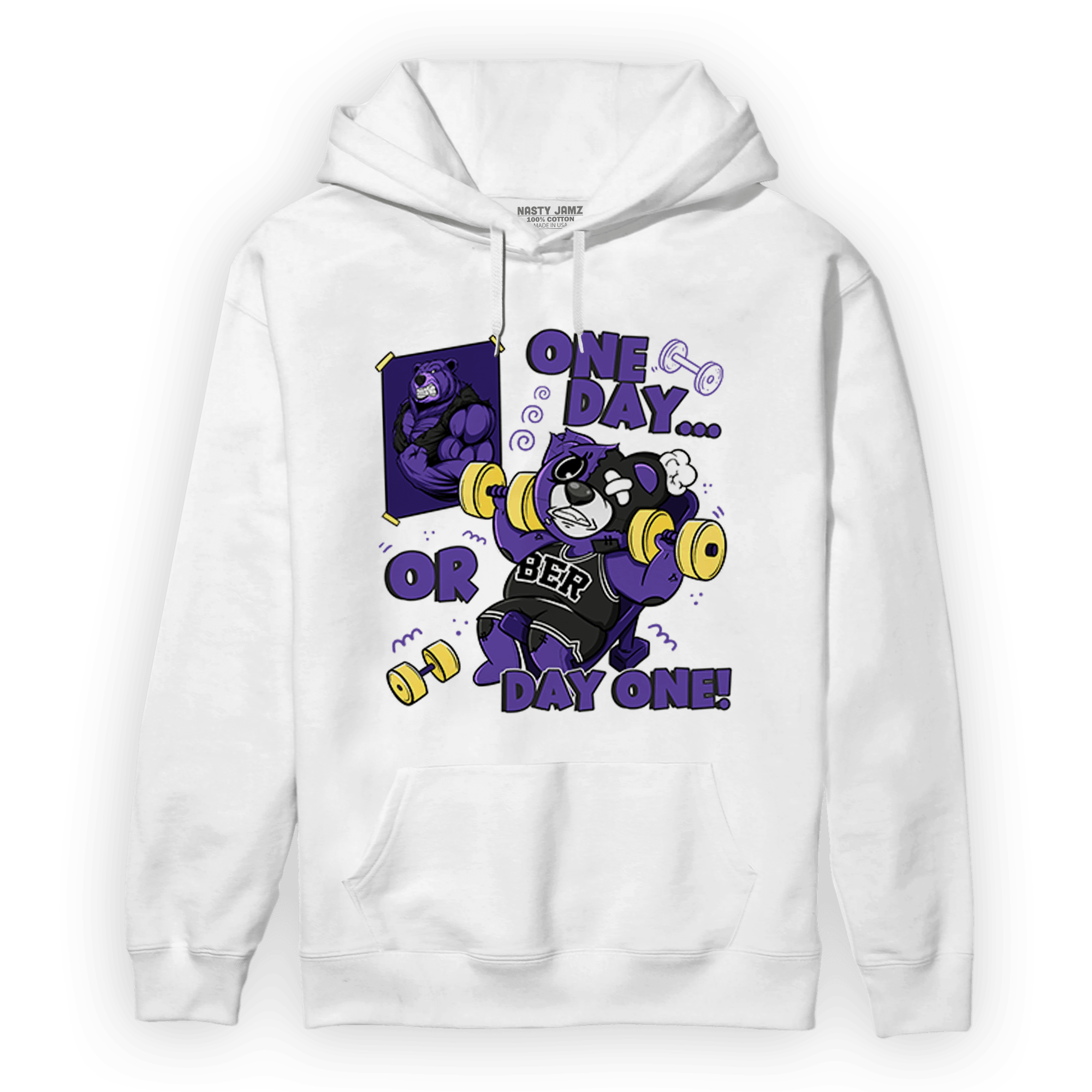 Field Purple 12s Hoodie Match BER Gymmer - NastyJamz