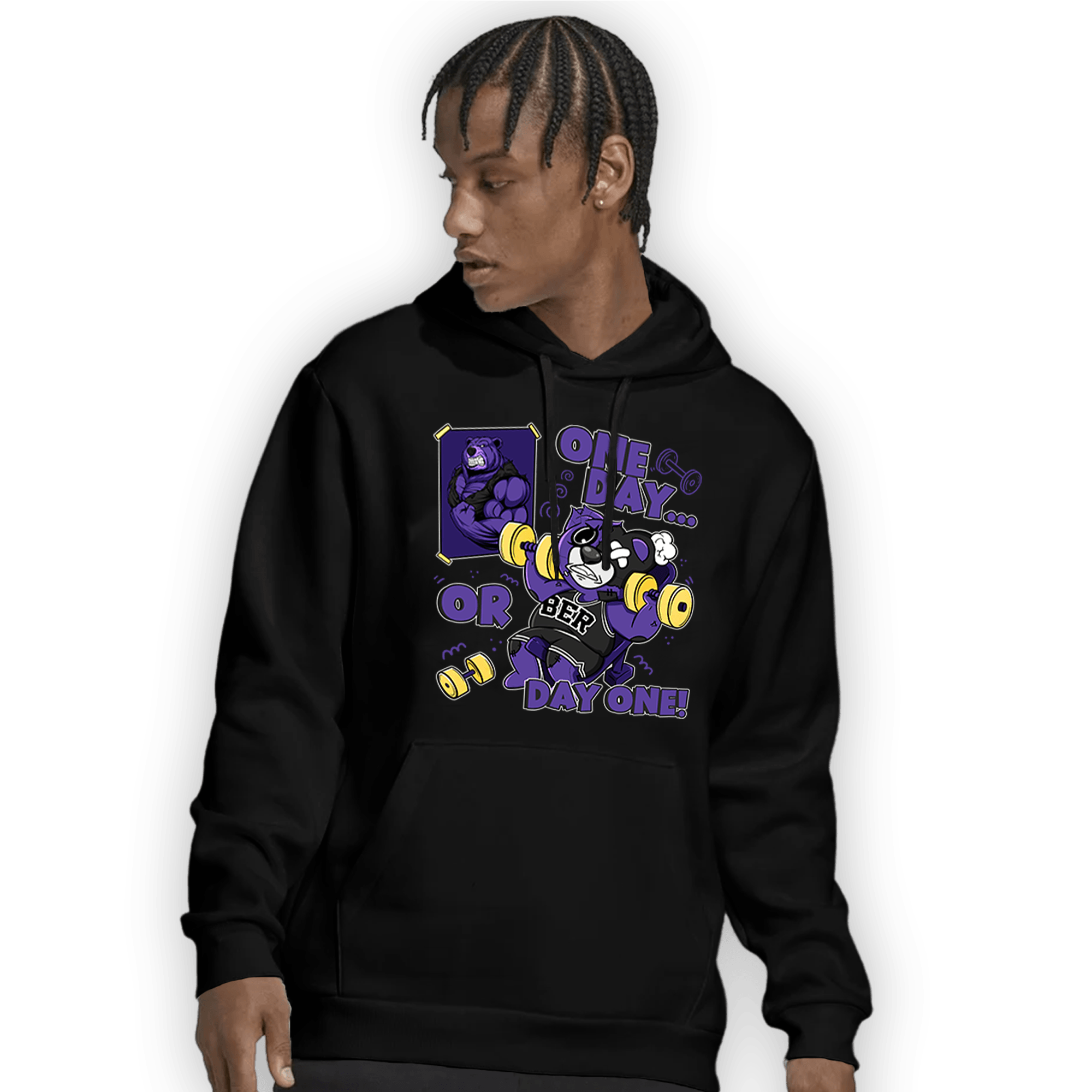Field Purple 12s Hoodie Match BER Gymmer - NastyJamz