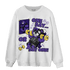 Field Purple 12s Sweatshirt Match BER Gymmer - NastyJamz