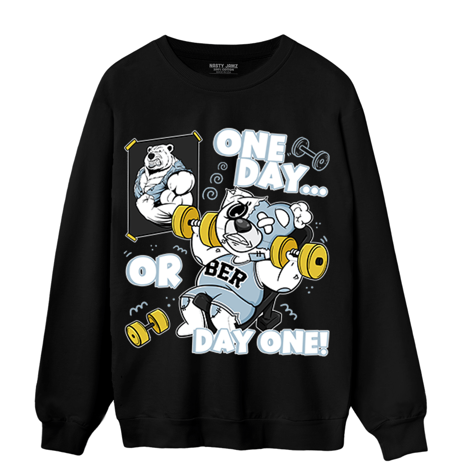 Blue Grey 13s Sweatshirt Match BER Gymmer - NastyJamz