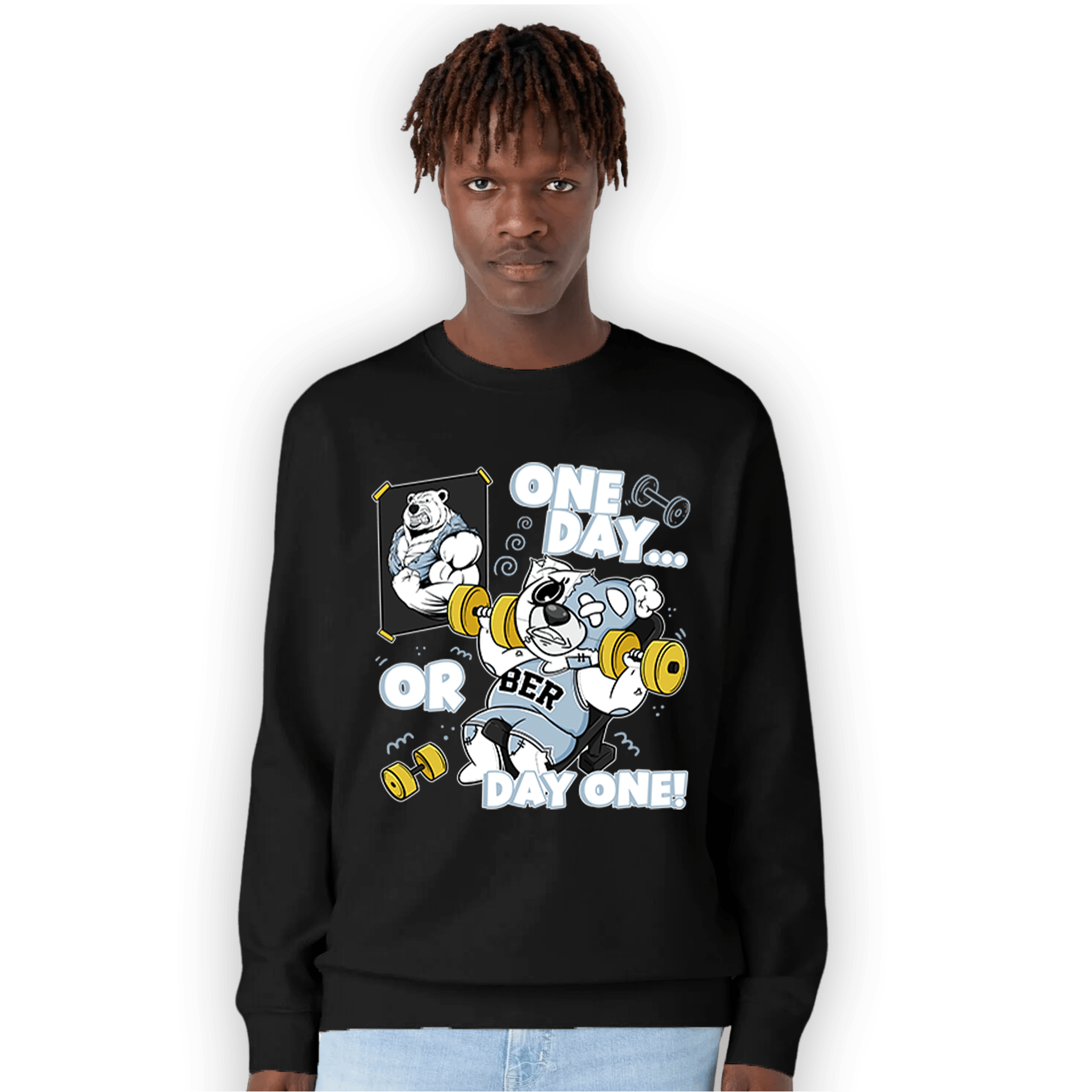 Blue Grey 13s Sweatshirt Match BER Gymmer - NastyJamz