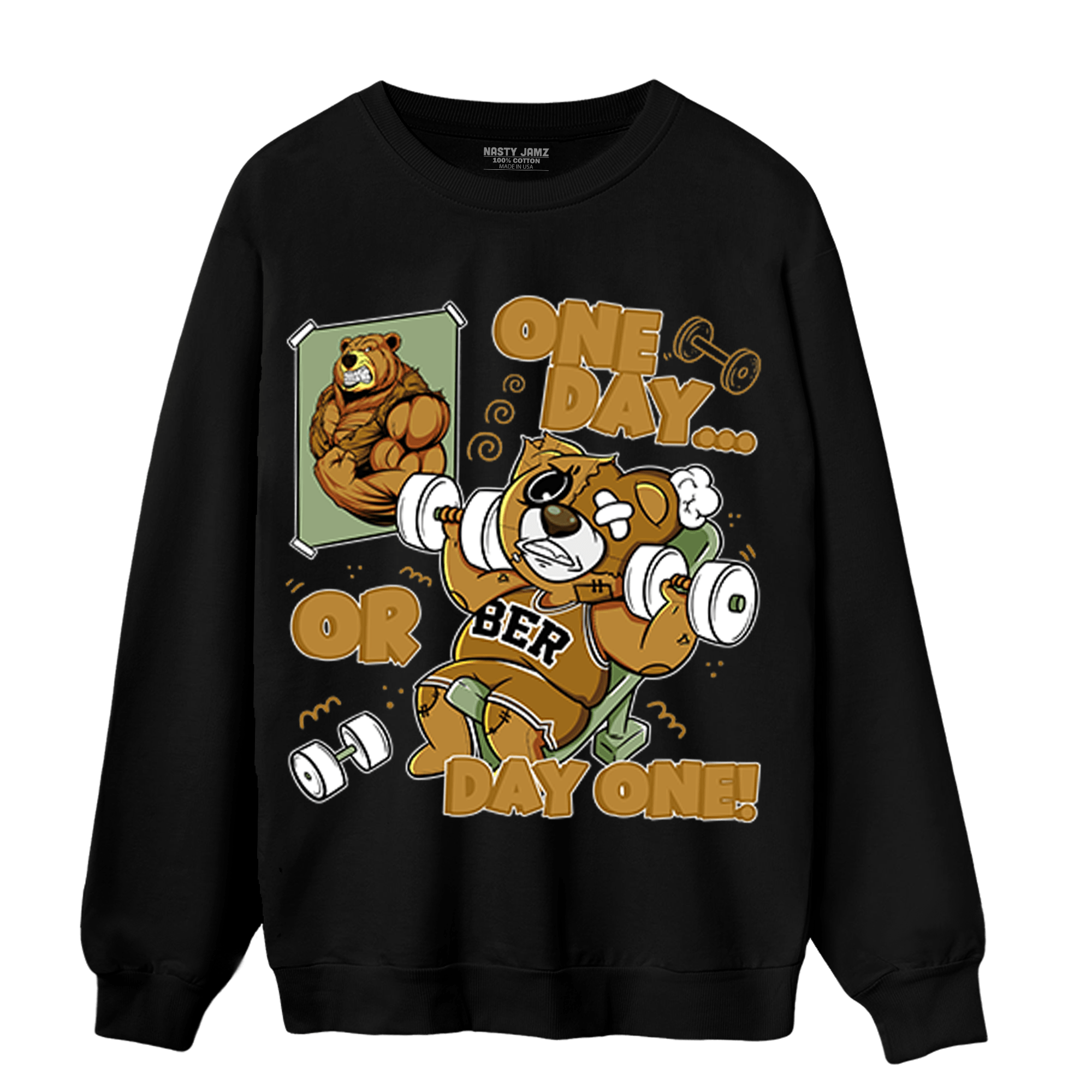 Wheat 13s Sweatshirt Match BER Gymmer - NastyJamz