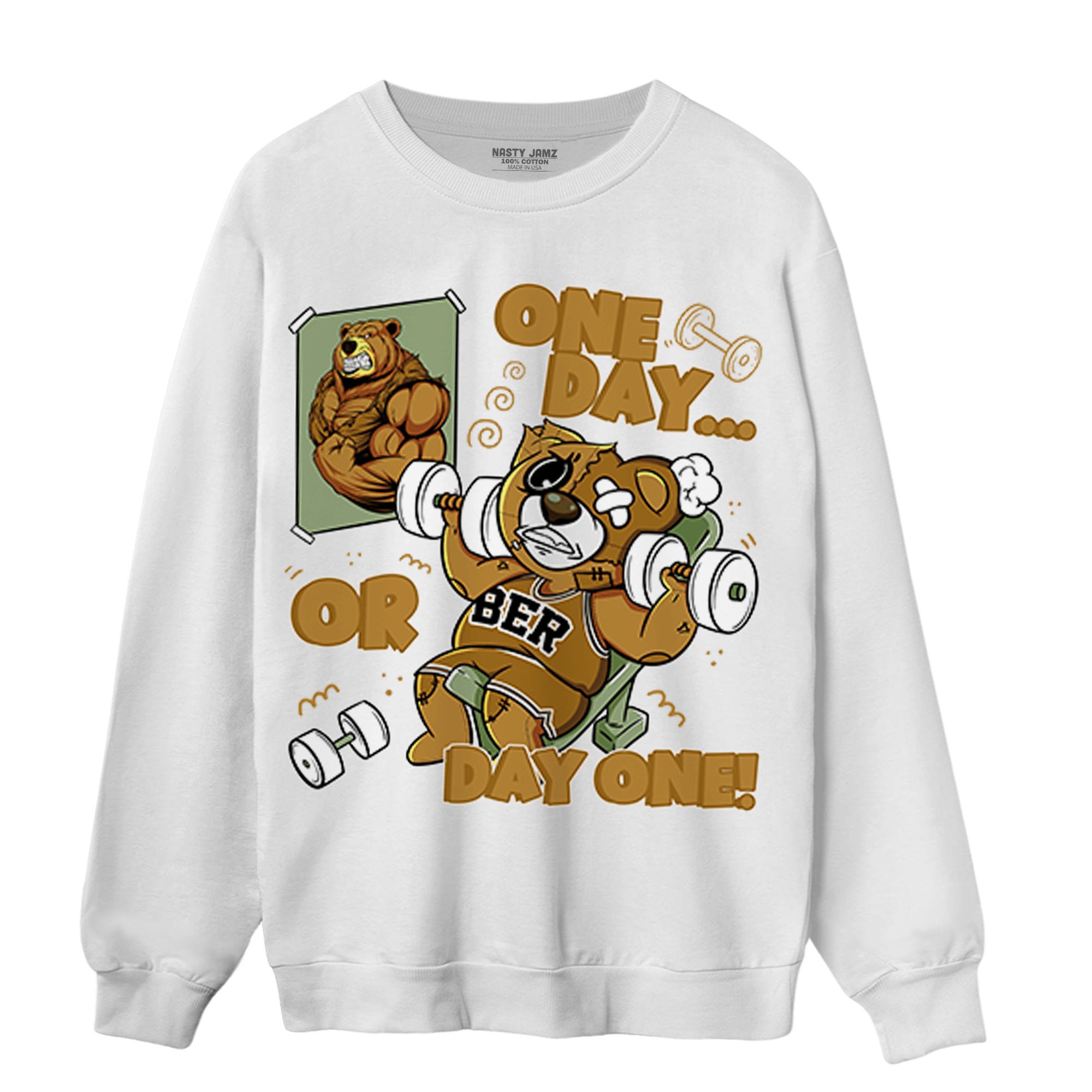 Wheat 13s Sweatshirt Match BER Gymmer - NastyJamz
