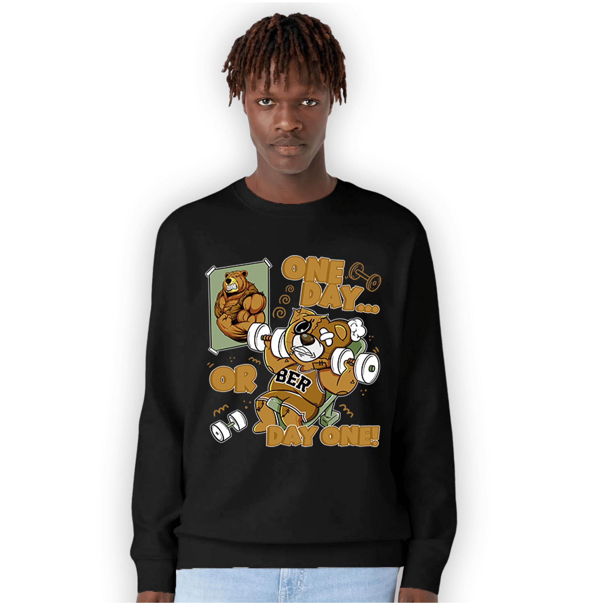 Wheat 13s Sweatshirt Match BER Gymmer - NastyJamz