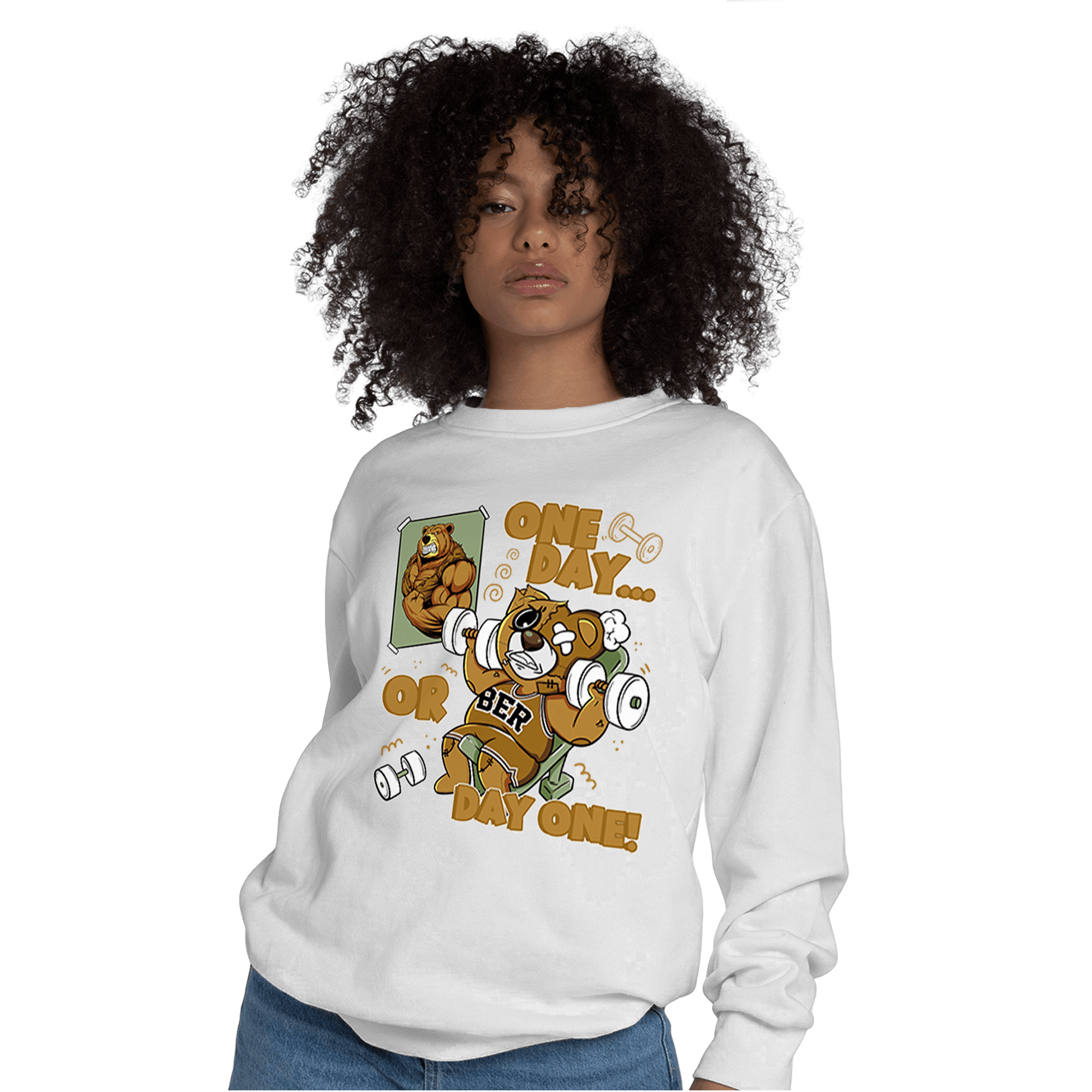 Wheat 13s Sweatshirt Match BER Gymmer - NastyJamz