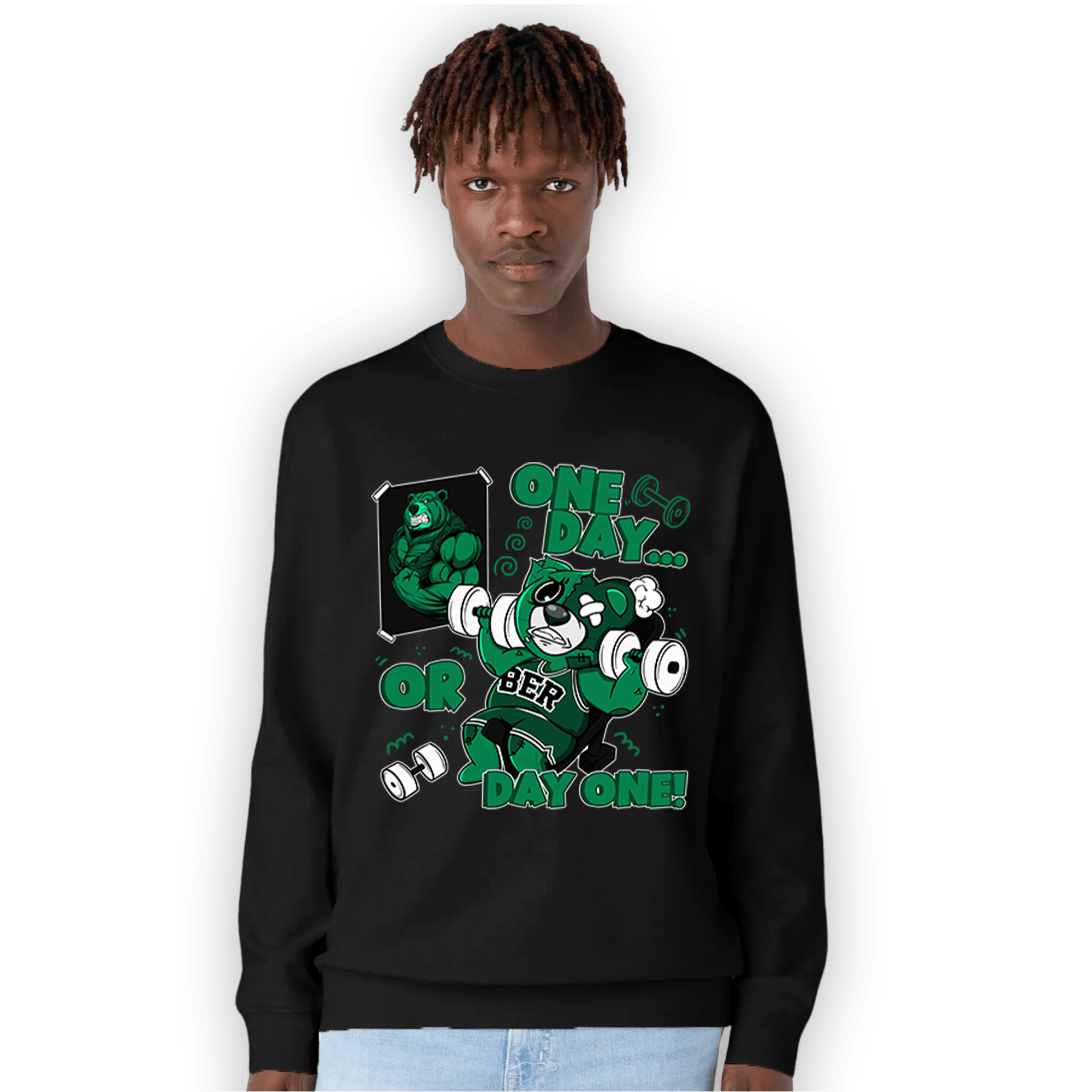 Celtic Lucky Green 1s Sweatshirt Match BER Gymmer - NastyJamz