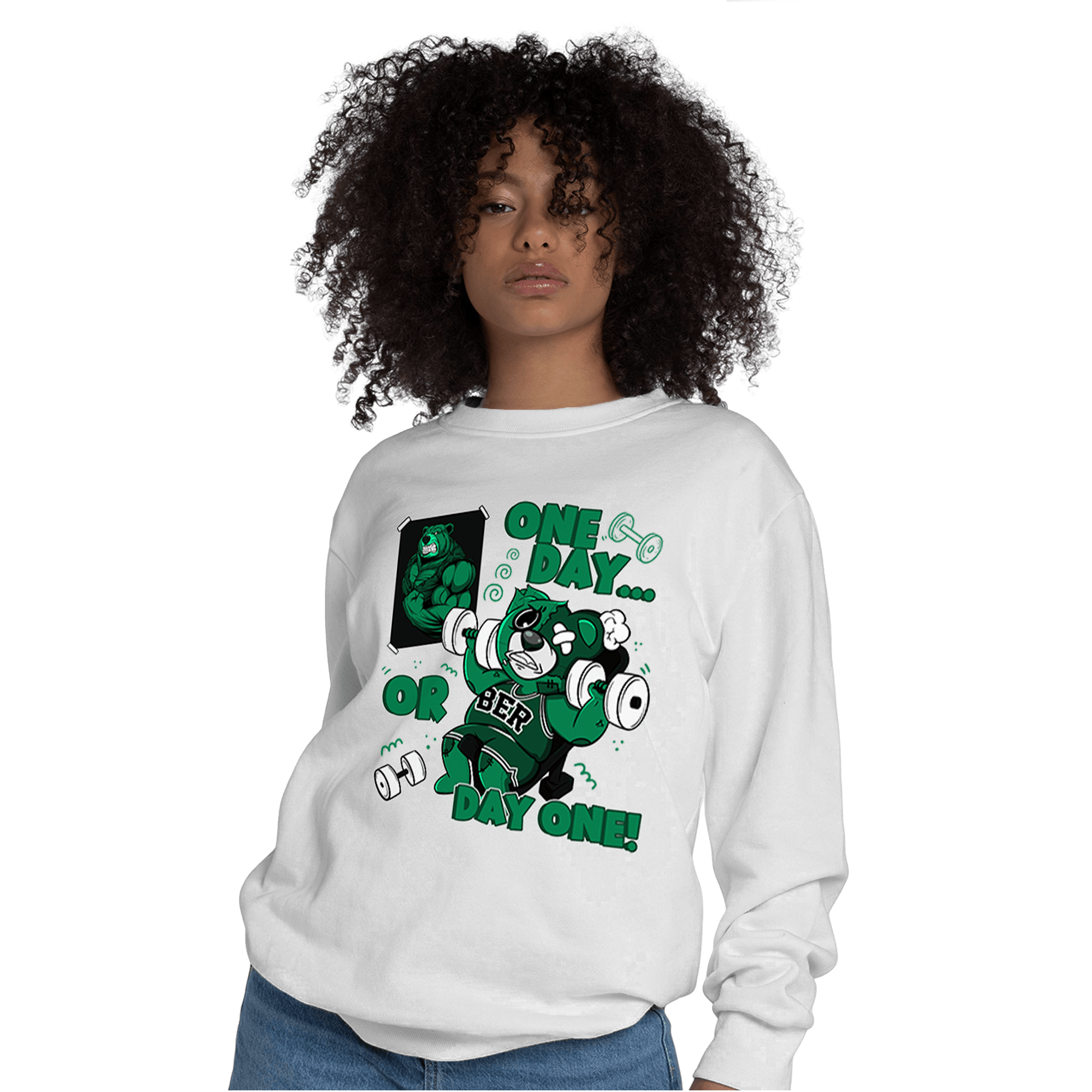 Celtic Lucky Green 1s Sweatshirt Match BER Gymmer - NastyJamz