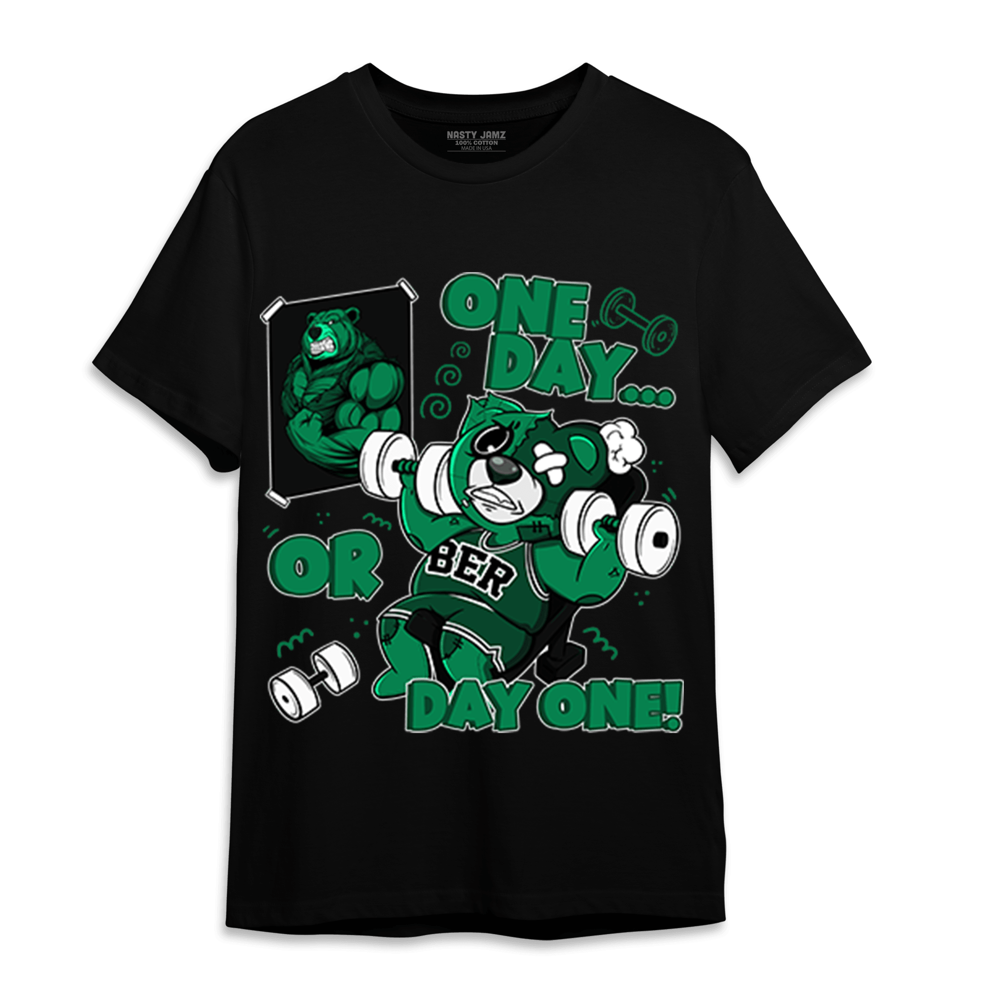 Celtic Lucky Green 1s T Shirt Match BER Gymmer - NastyJamz