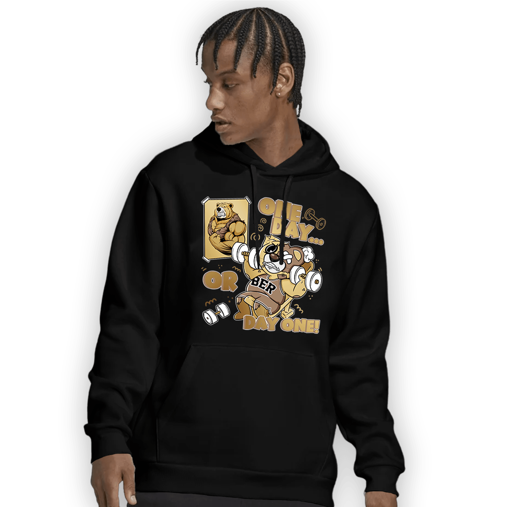High OG Metallic Gold 1s Hoodie Match BER Gymmer - NastyJamz