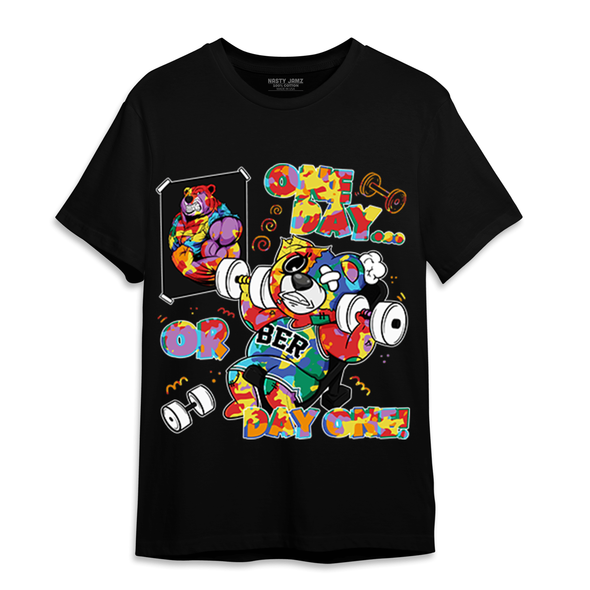 Mid GS Six Championships 1s T Shirt Match BER Gymmer - NastyJamz