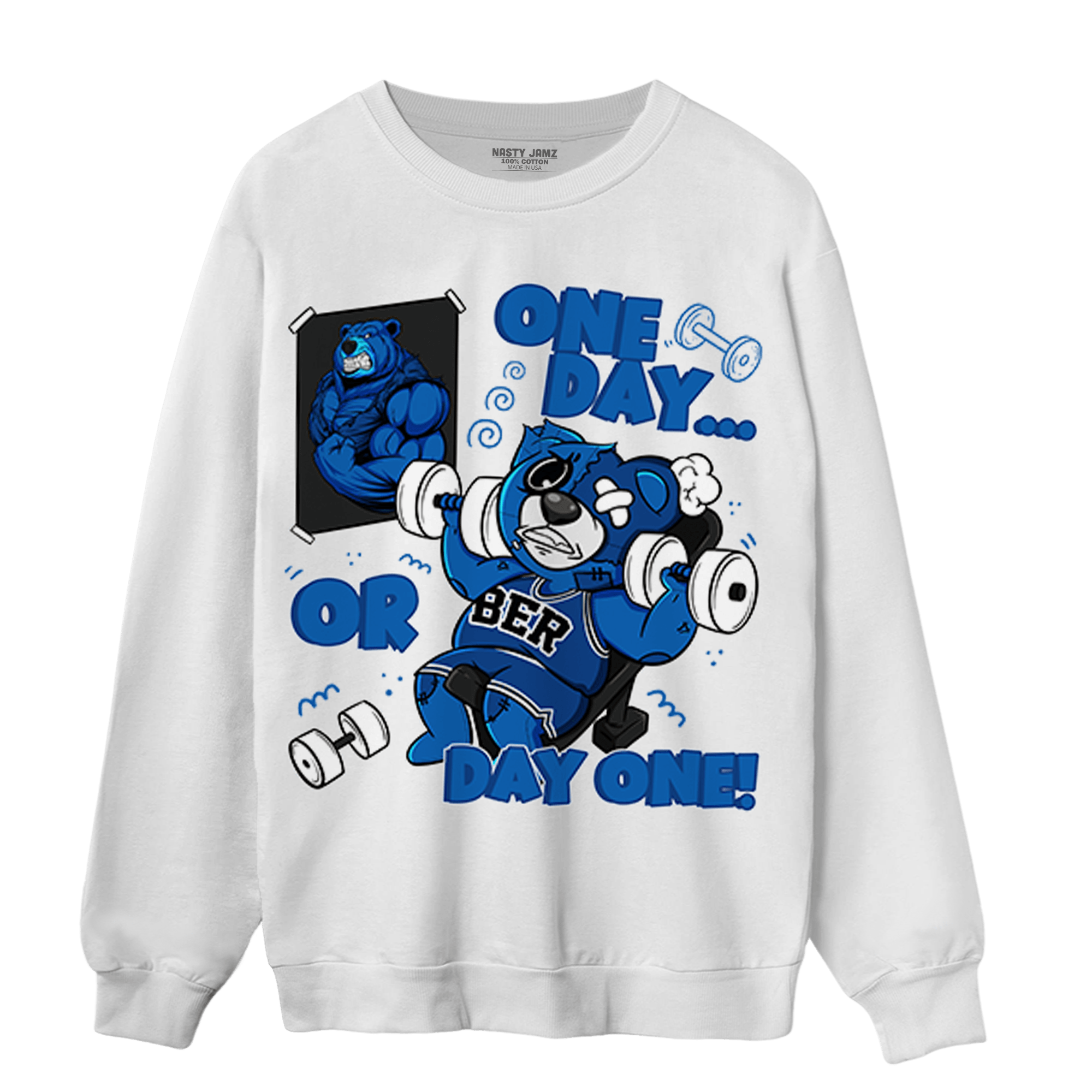 Royal Reimagined 1s Sweatshirt Match BER Gymmer - NastyJamz