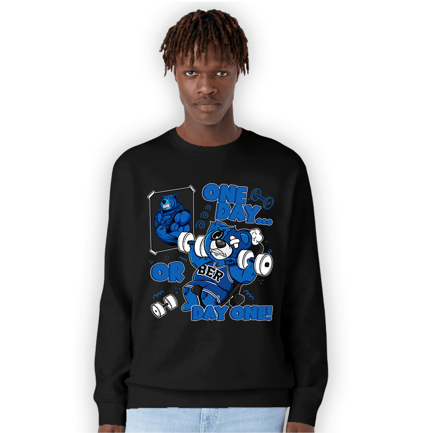 Royal Reimagined 1s Sweatshirt Match BER Gymmer - NastyJamz